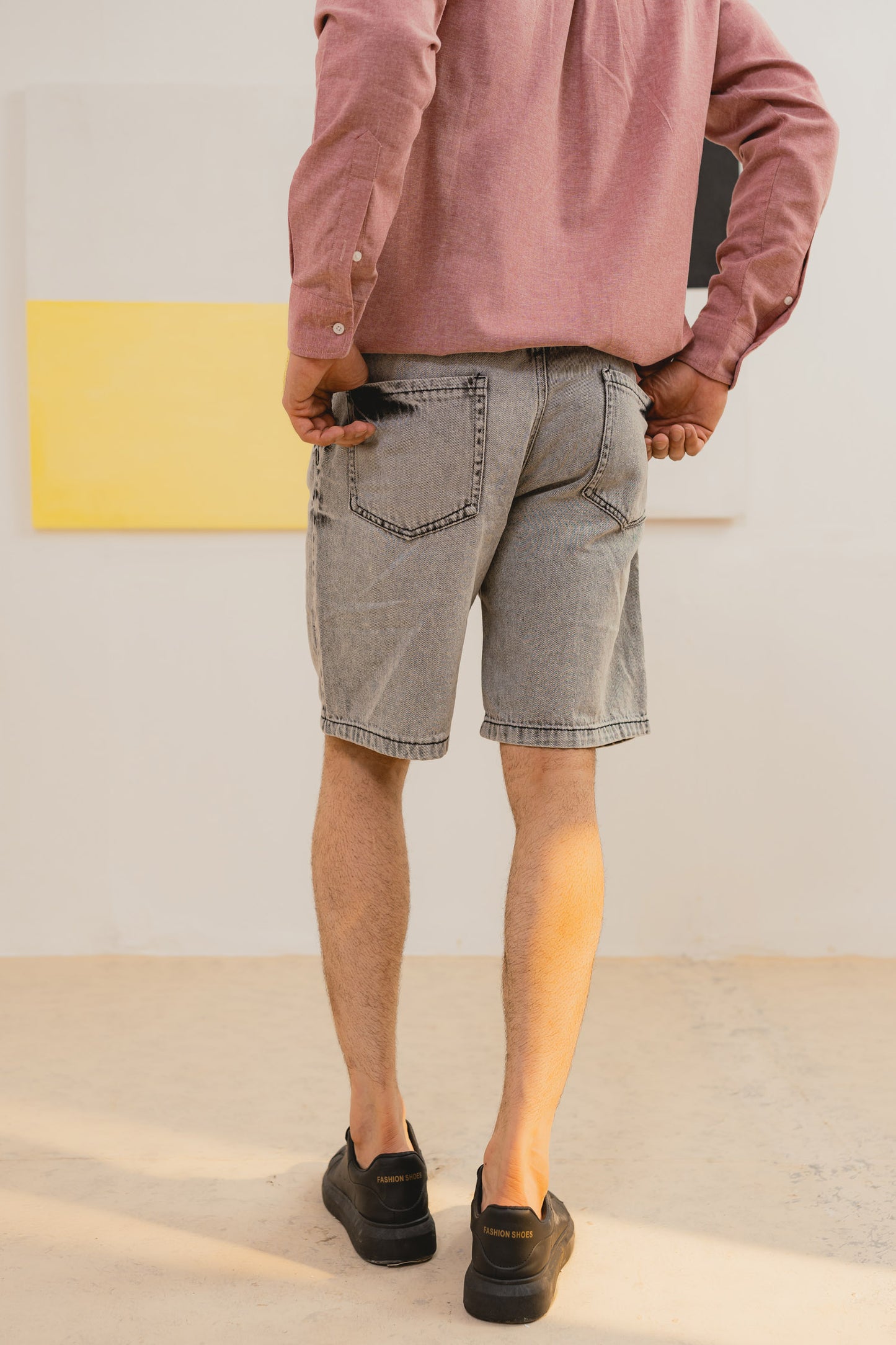 Grey Minor Fault Denim Shorts - Hustle N Holla