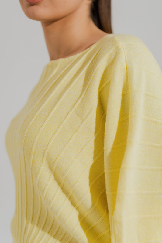 Yellow Relaxed Fit Sweater - Hustle N Holla