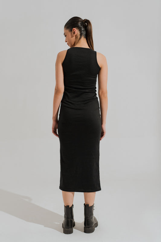 Basic Sleeveless Midi Dress - Hustle N Holla