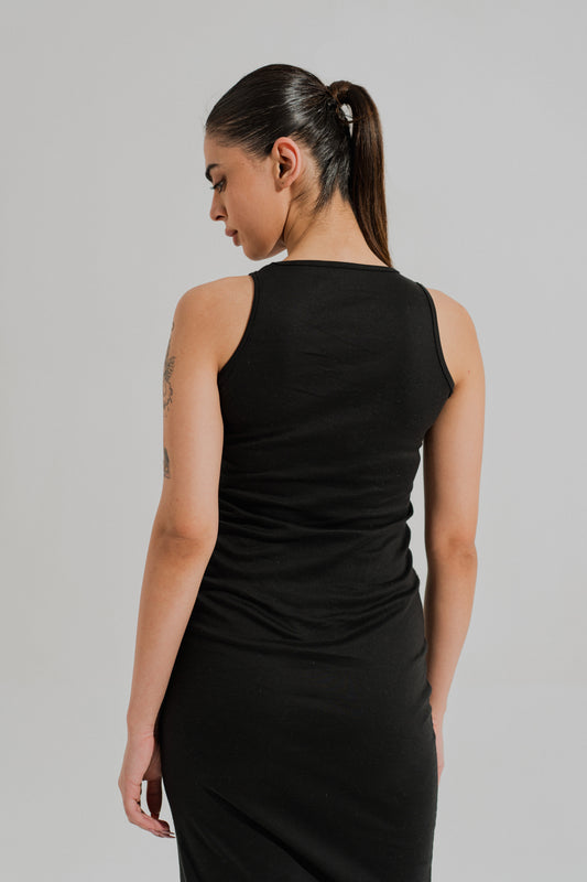 Basic Sleeveless Midi Dress - Hustle N Holla