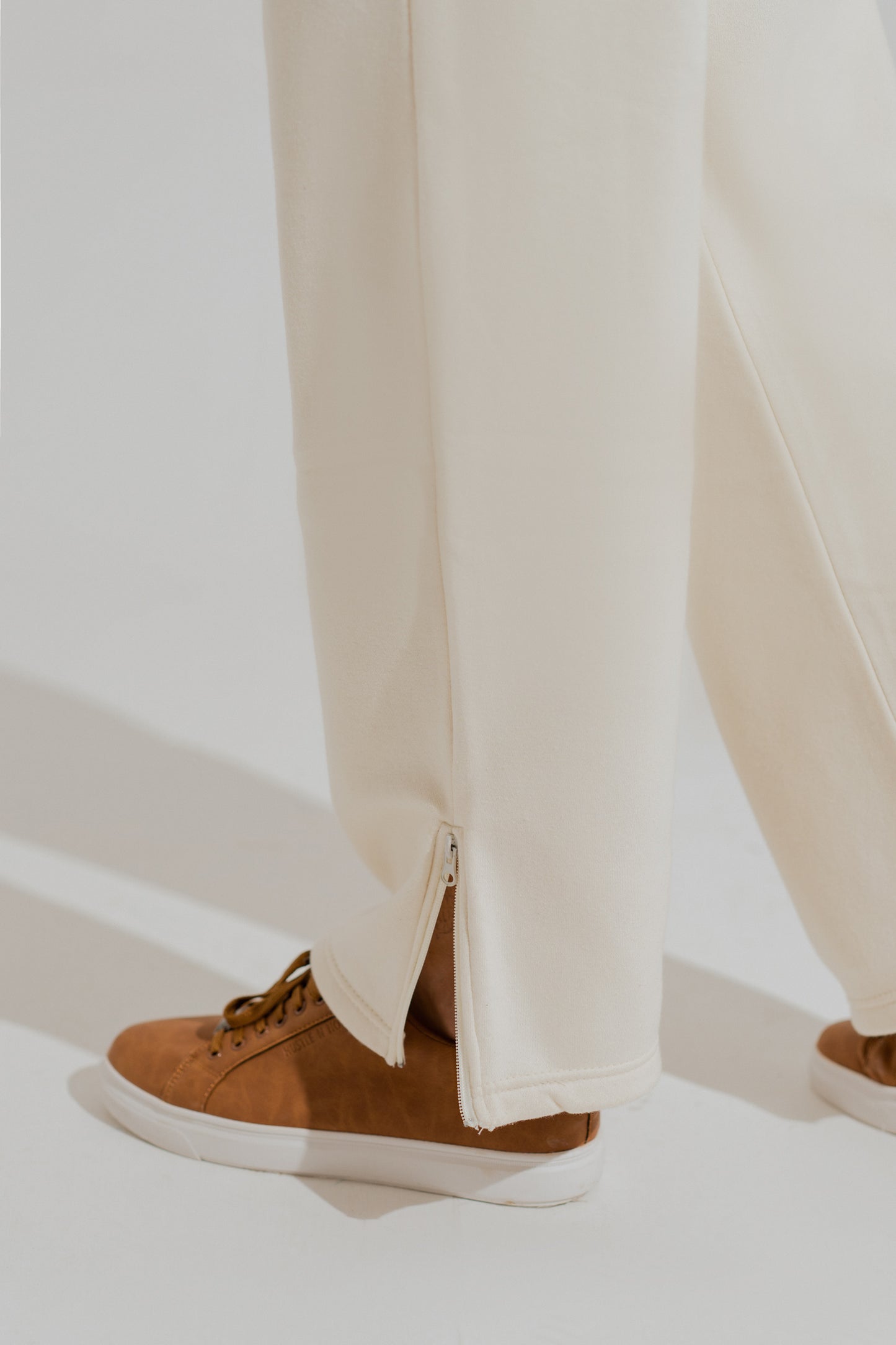 OFF White Relaxed Fit Drawstring Trousers - Hustle N Holla