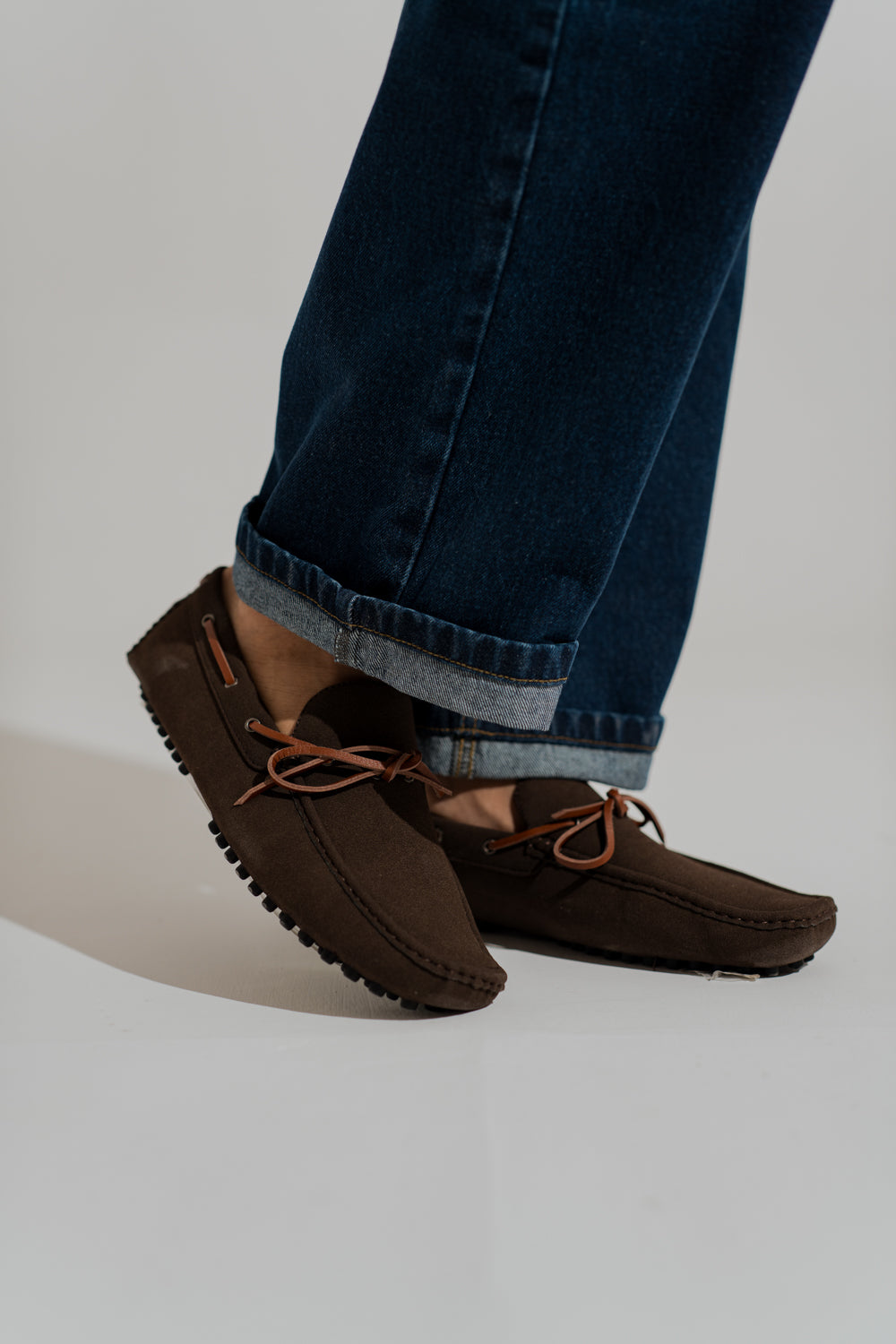 Blue Dark Washed Loose Fit Denim Jeans - Hustle N Holla