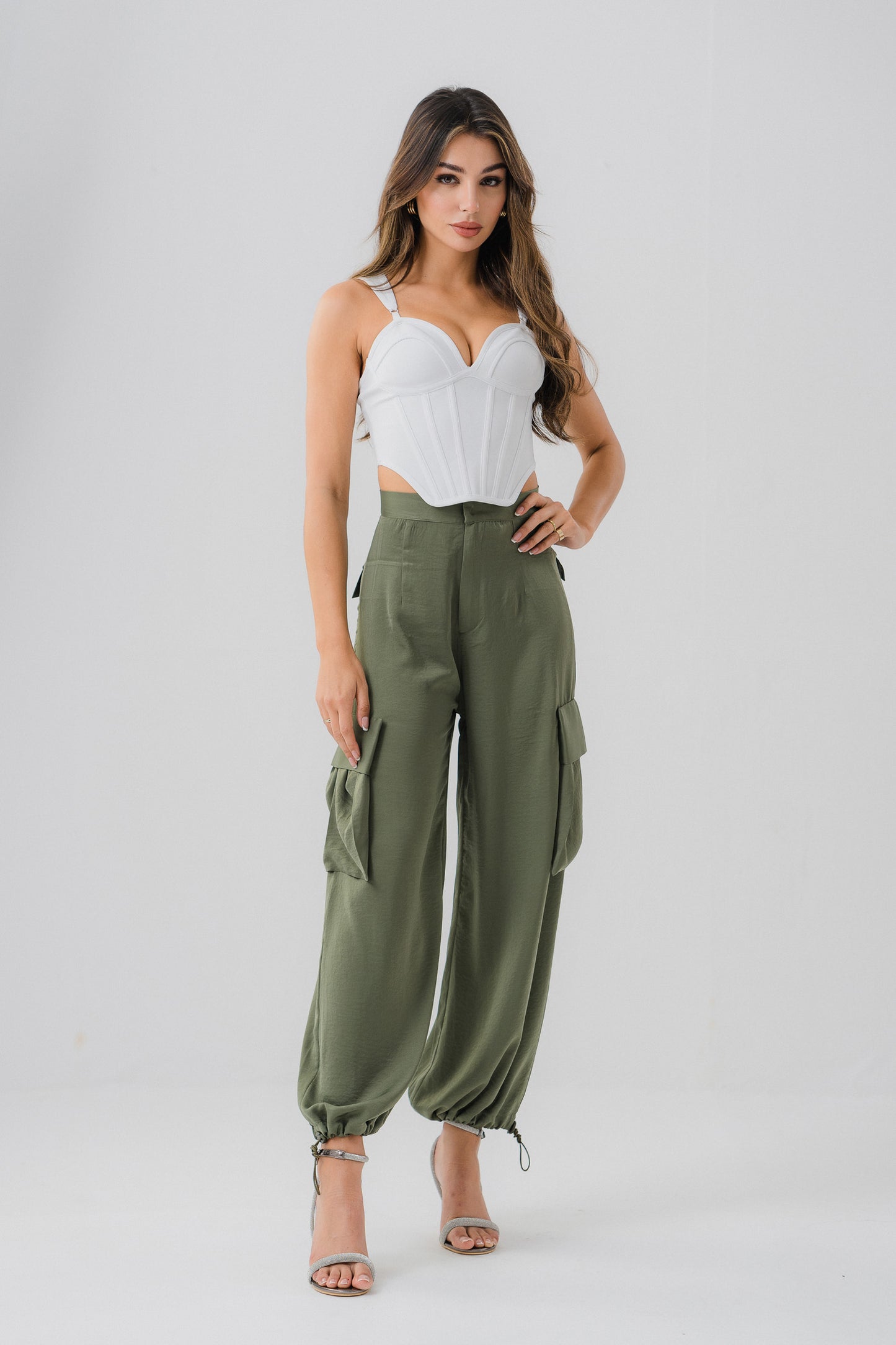 Silk Cargo Pants - Hustle N Holla
