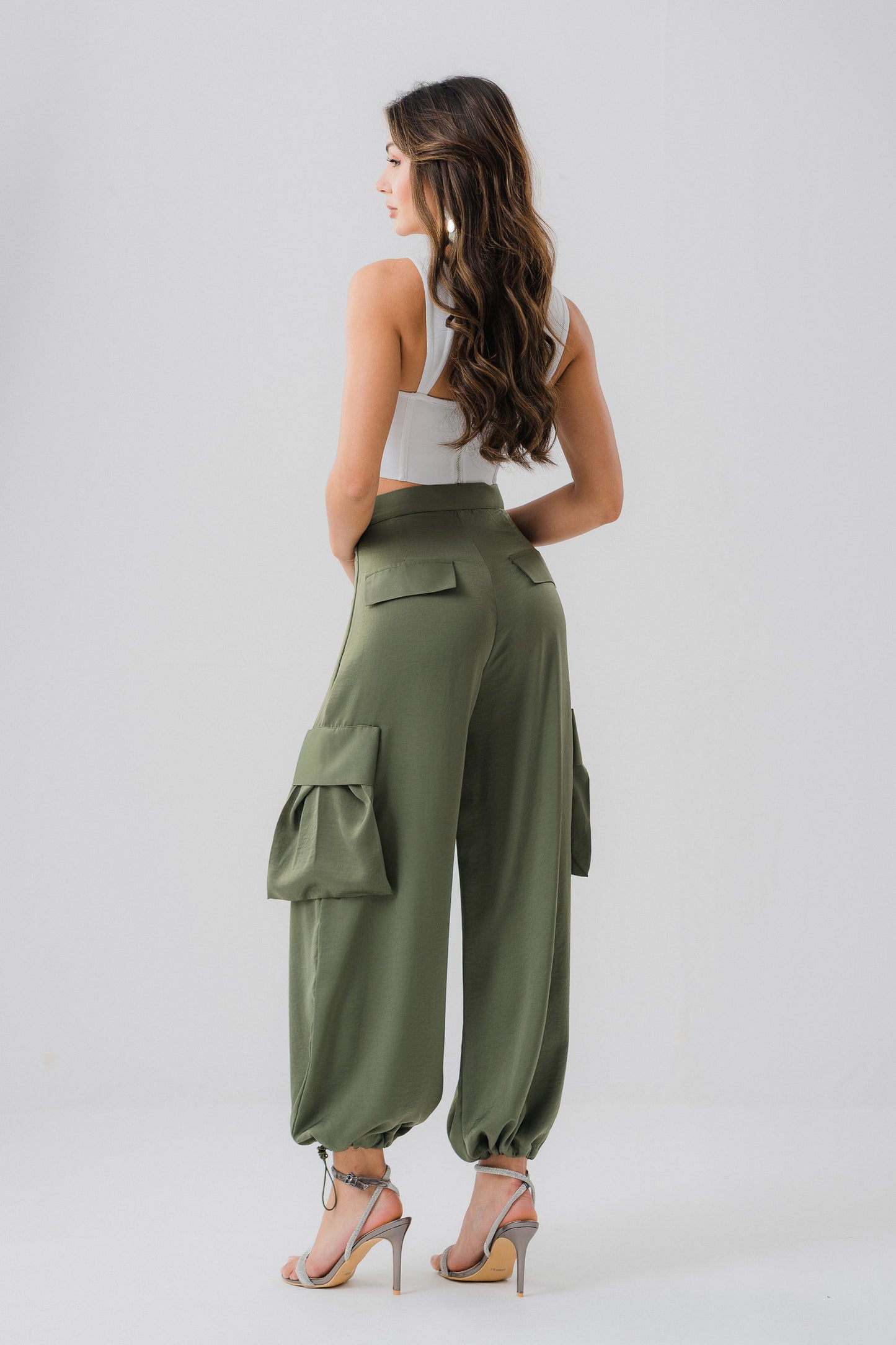 Silk Cargo Pants - Hustle N Holla