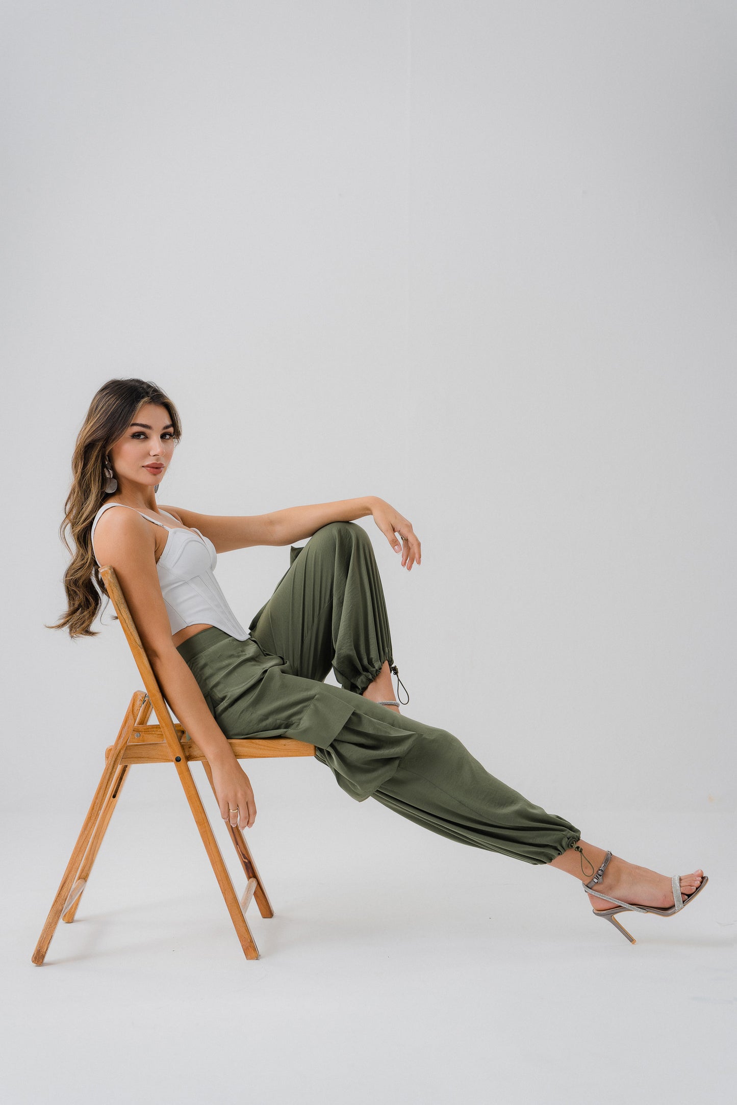 Silk Cargo Pants - Hustle N Holla