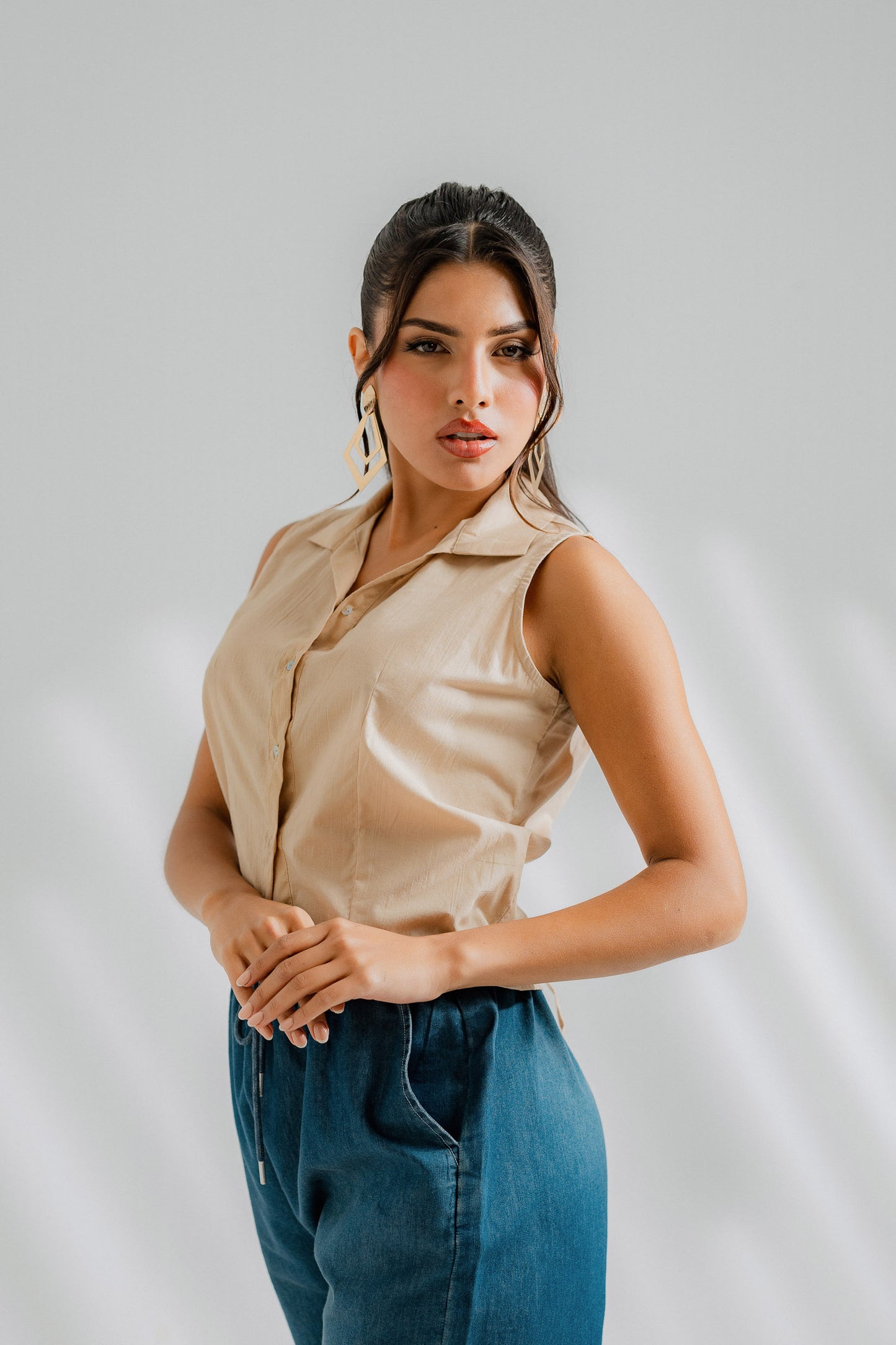 Cotton Crop Skin Shirt - Hustle N Holla