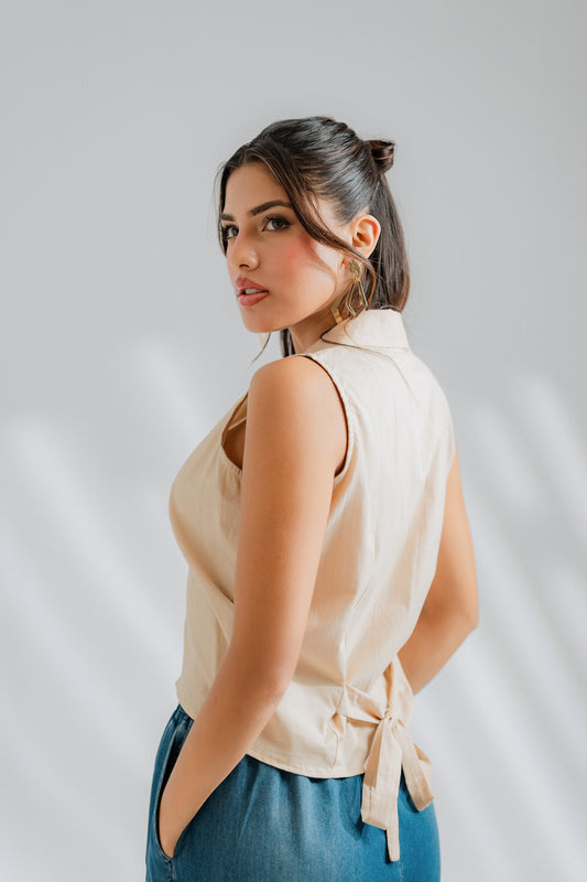 Cotton Crop Skin Shirt - Hustle N Holla