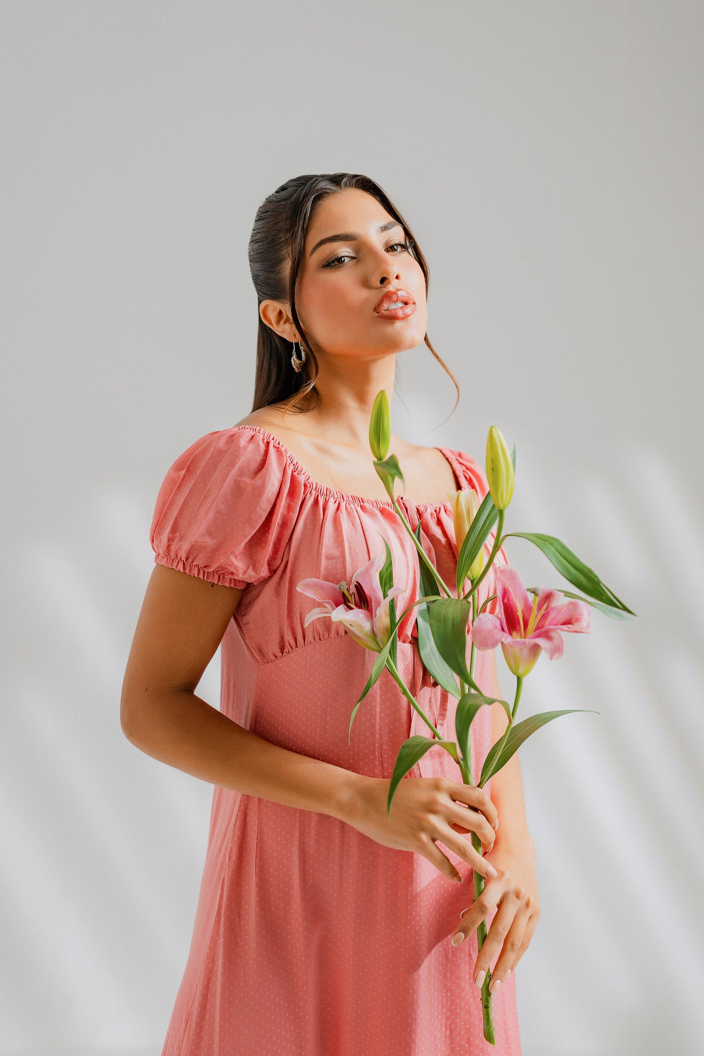 Pink Ruched dress - Hustle N Holla