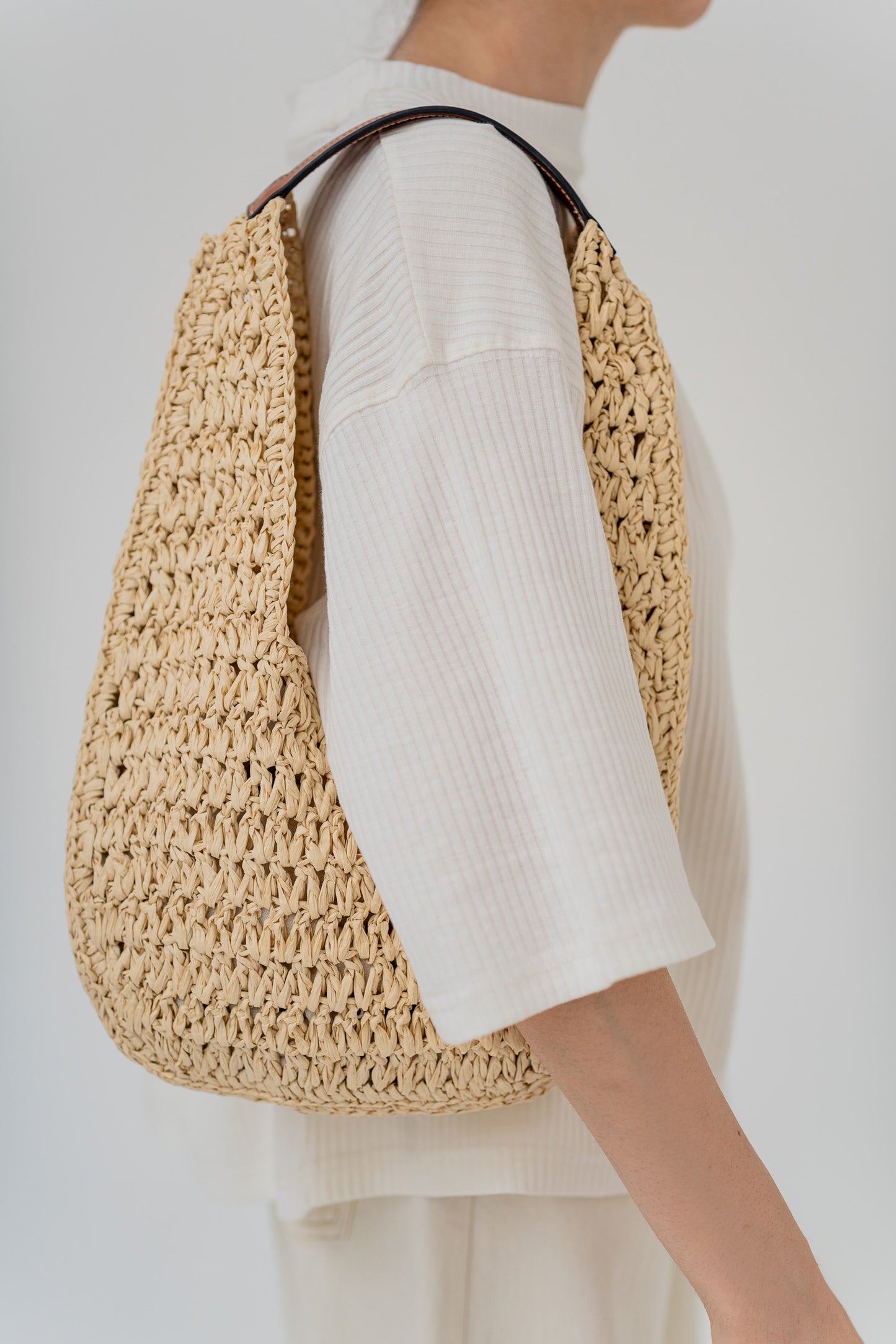 Handmade Contrast Crochet Bag - Hustle N Holla