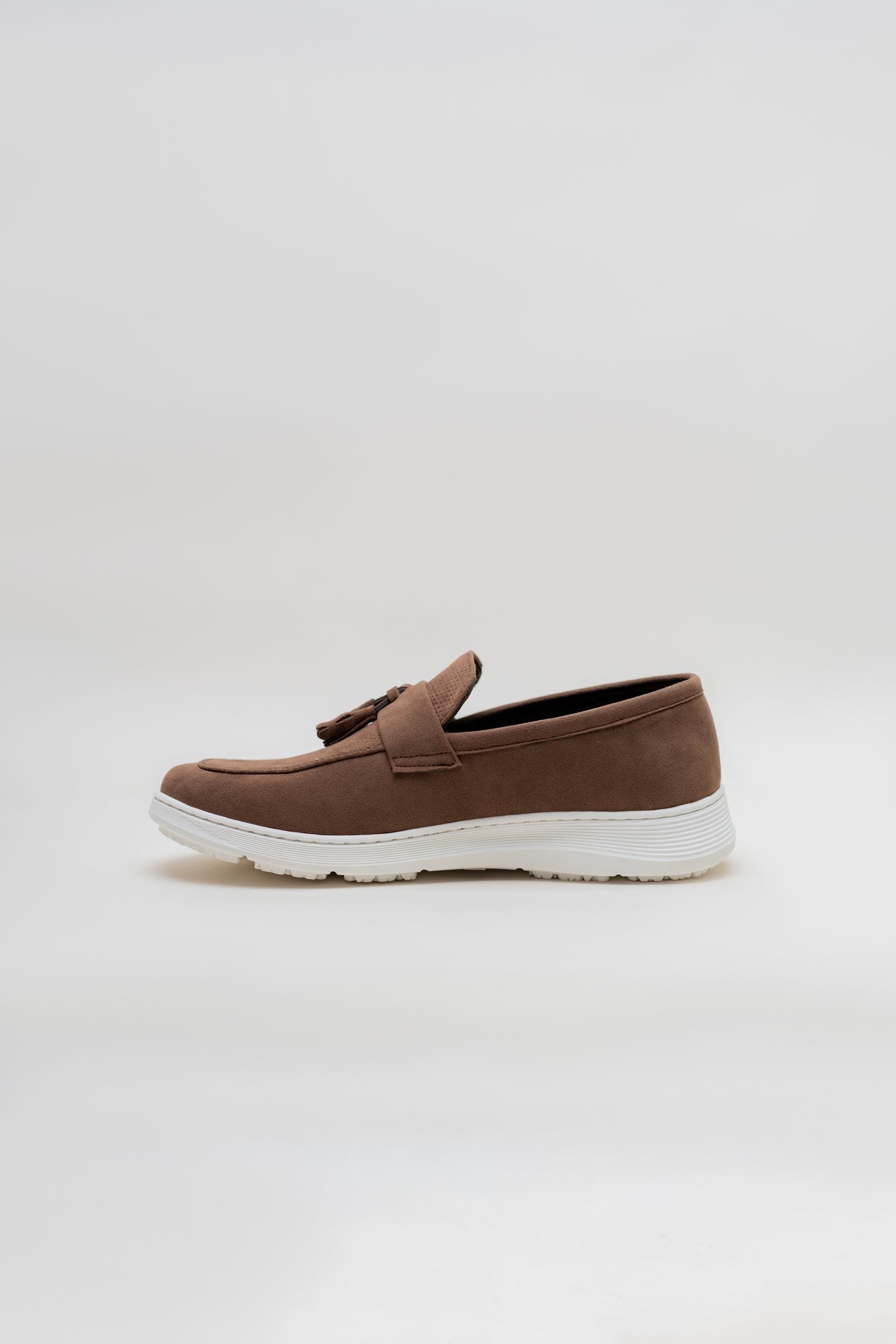 Khaki Suede Tassel Loafers - Hustle N Holla