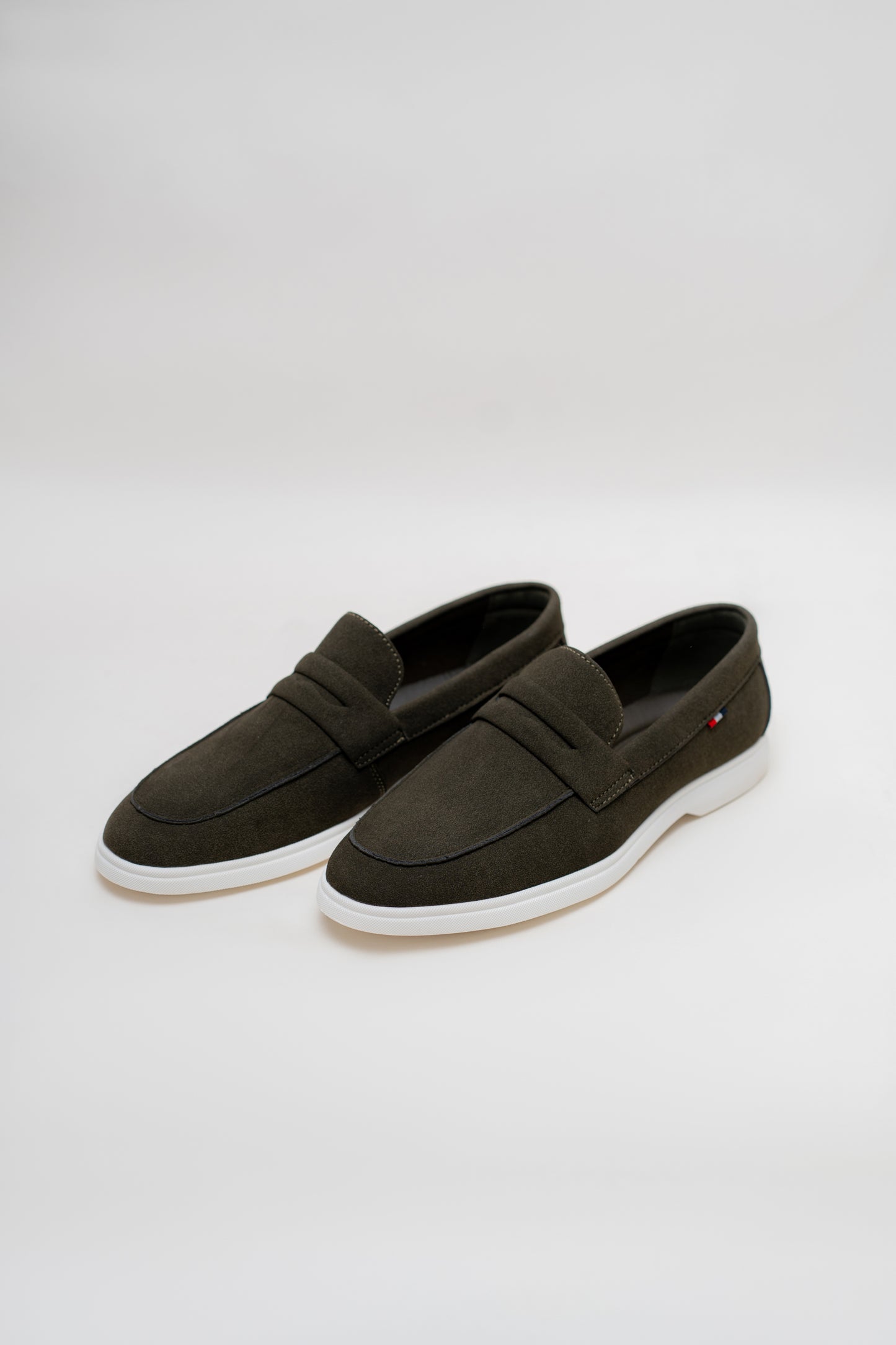 Green Suede Penny Loafers - Hustle N Holla