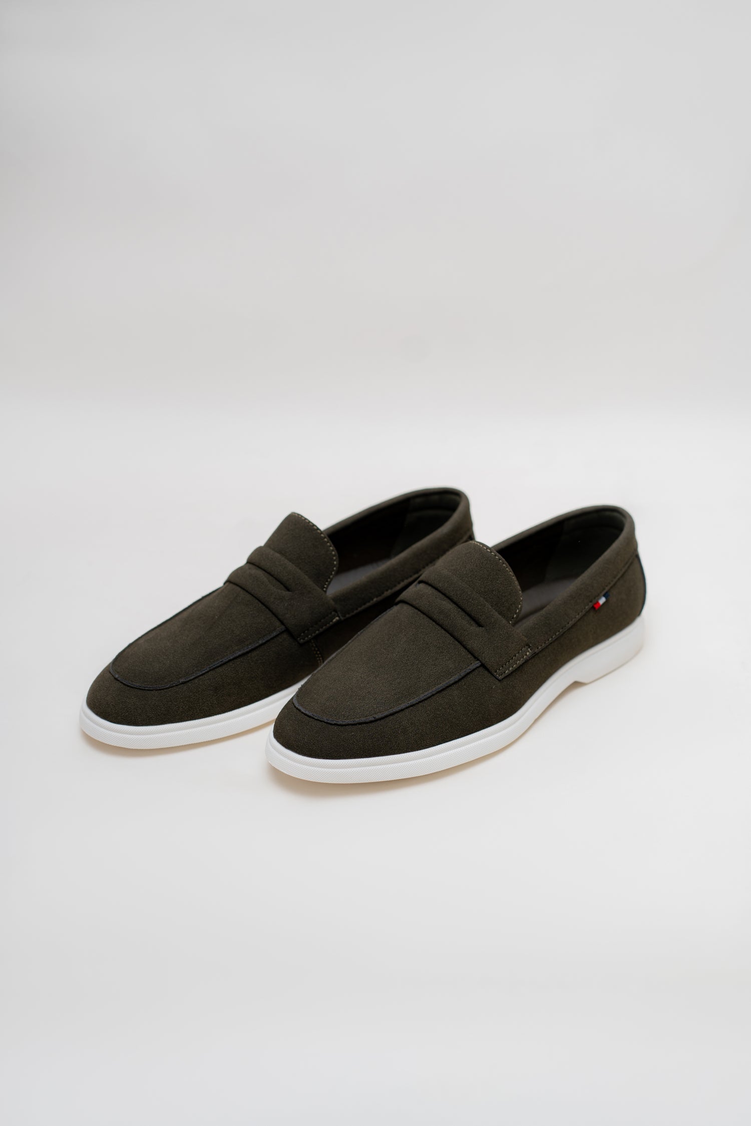 Green Suede Penny Loafers - Hustle N Holla
