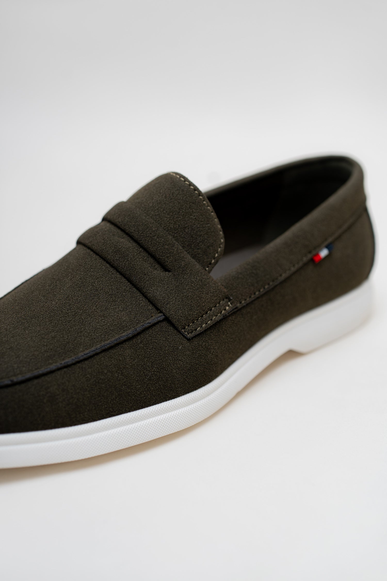 Green Suede Penny Loafers - Hustle N Holla