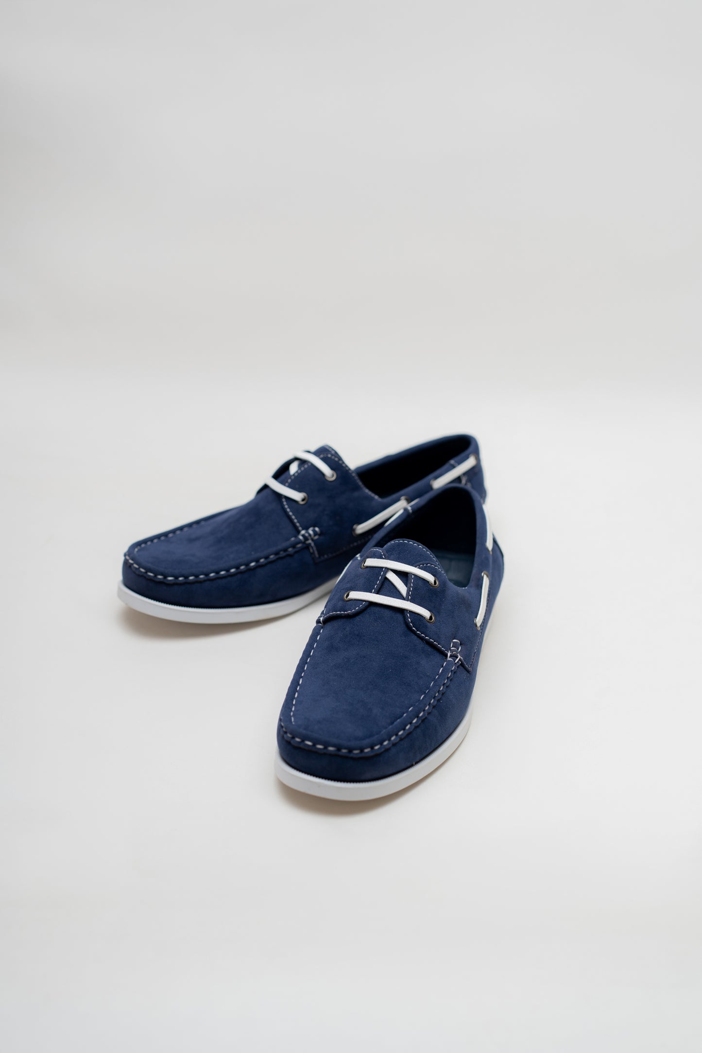 NAVY Suede Laced Loafers - Hustle N Holla