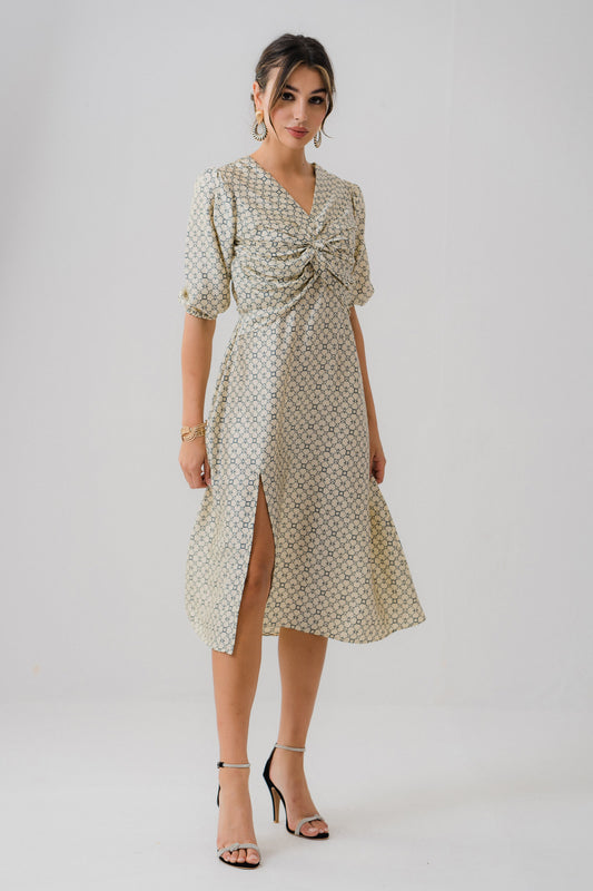 Side Slit Flowy Dress - Hustle N Holla