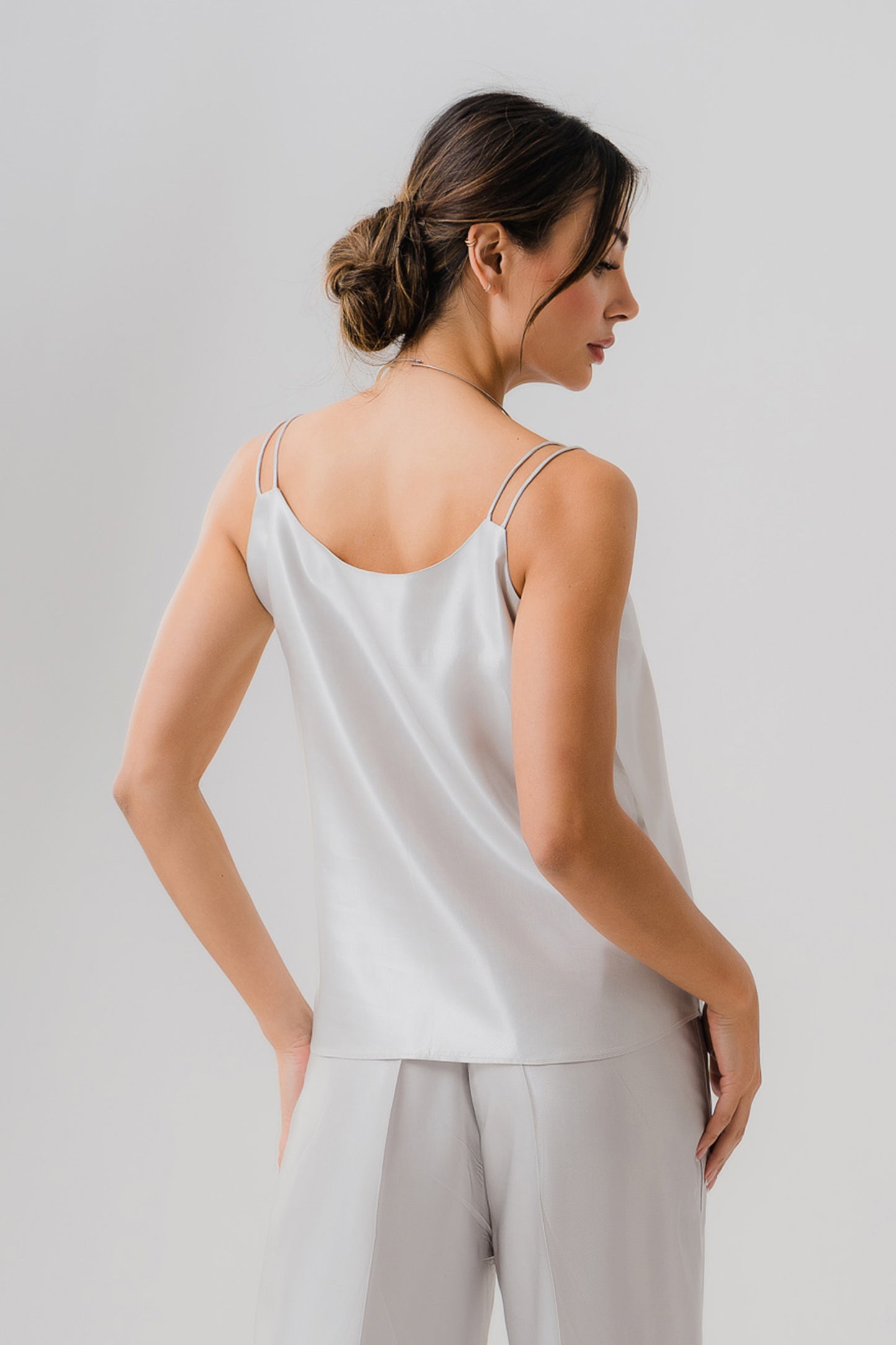 Strappy Silk Top - Hustle N Holla