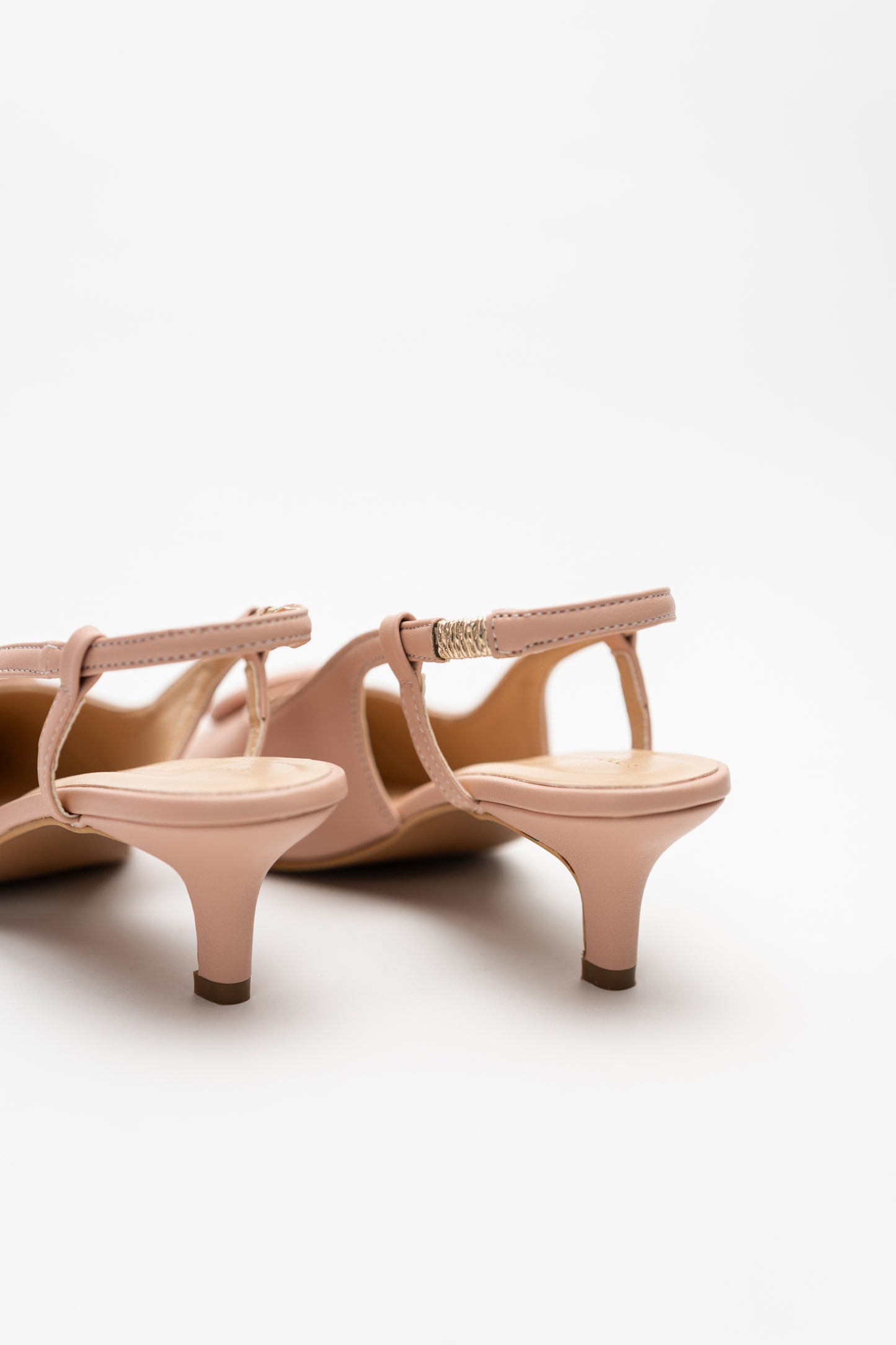 Taupe Slingback Heels - Hustle N Holla