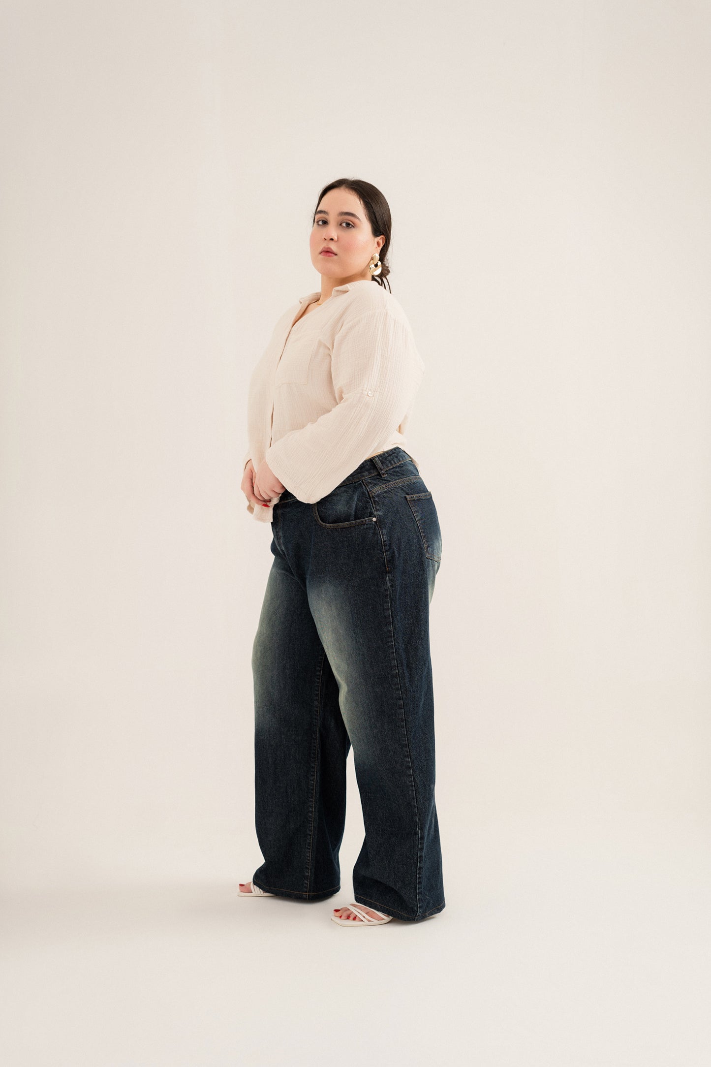 Dark Wash Plus Size Straight Fit Jeans
- Hustle N Holla