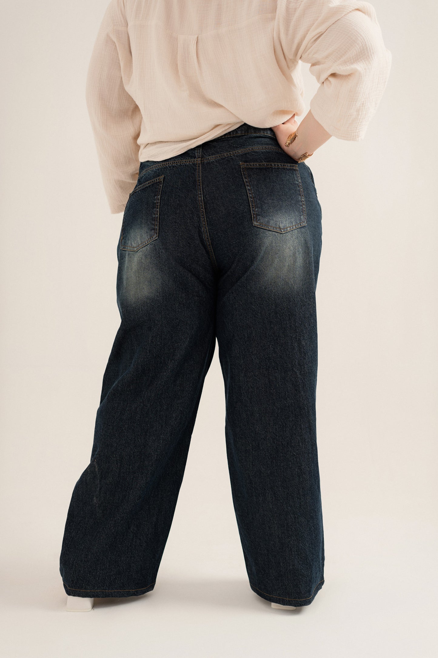 Dark Wash Plus Size Straight Fit Jeans
- Hustle N Holla