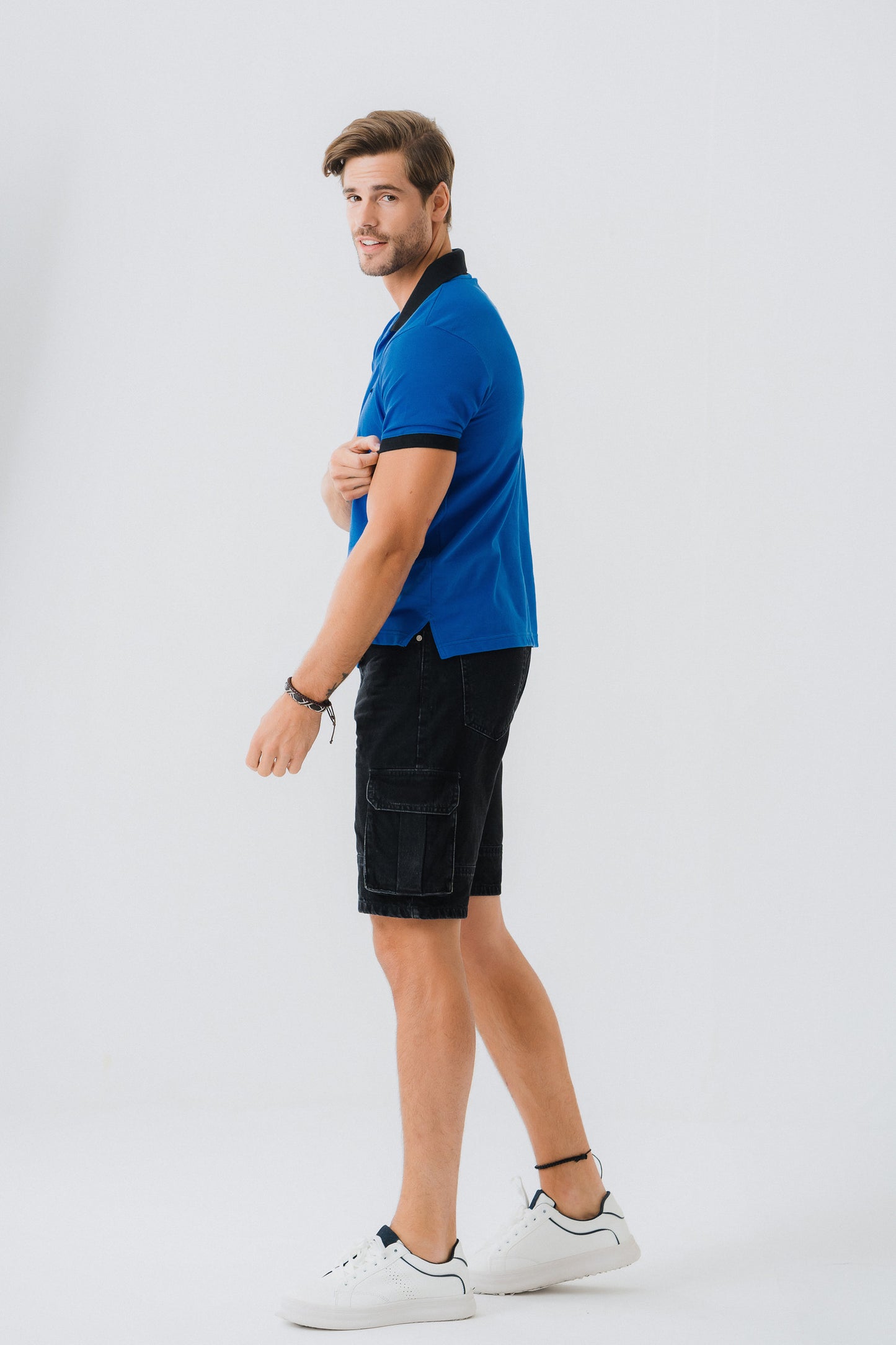 Royal Blue Polo - Hustle N Holla