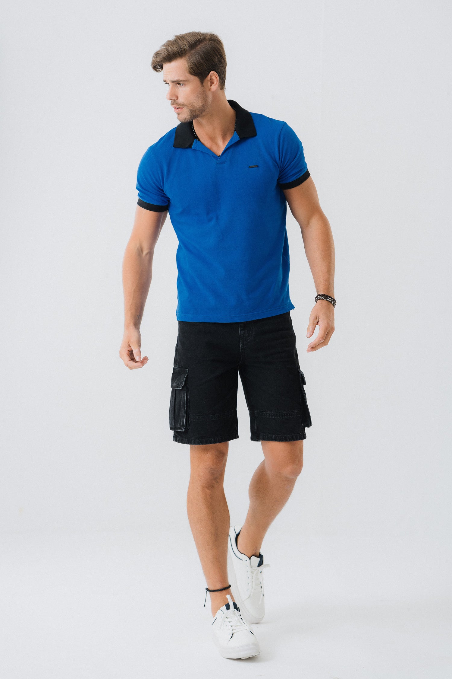 Royal Blue Polo - Hustle N Holla