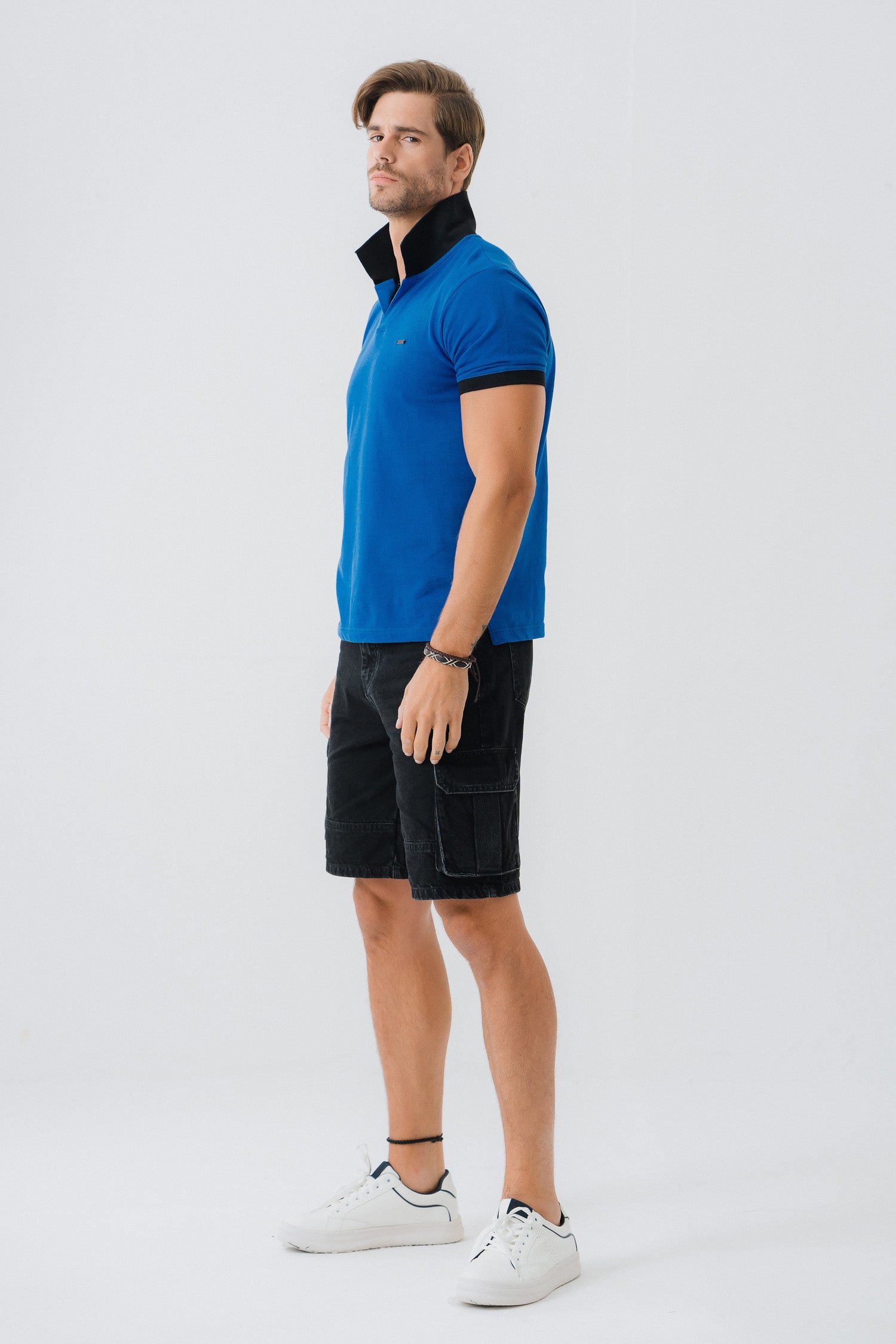 Royal Blue Polo - Hustle N Holla