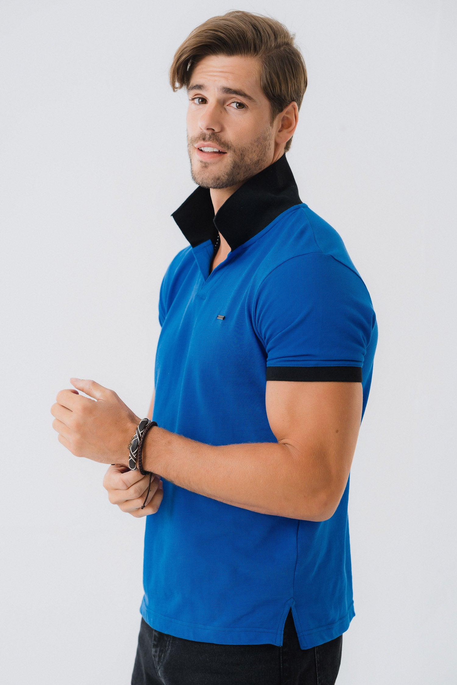 Royal Blue Polo - Hustle N Holla