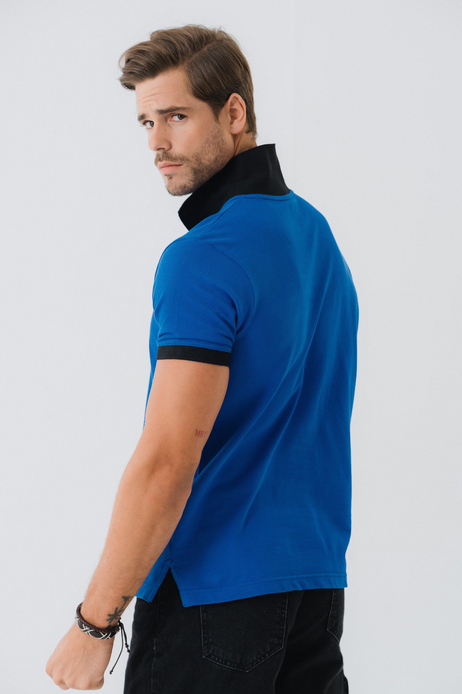 Royal Blue Polo - Hustle N Holla