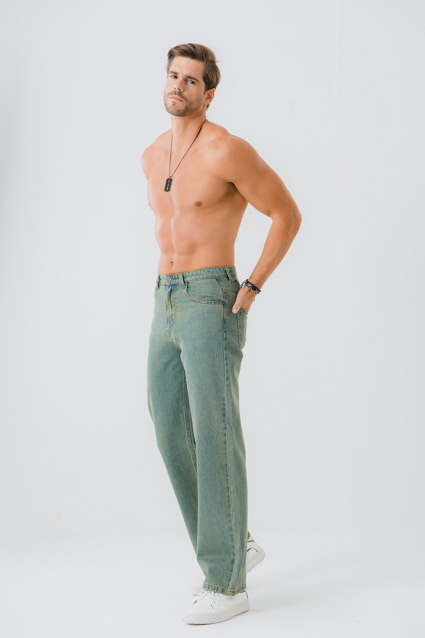 Vintage Blue Denim Jeans - Hustle N Holla