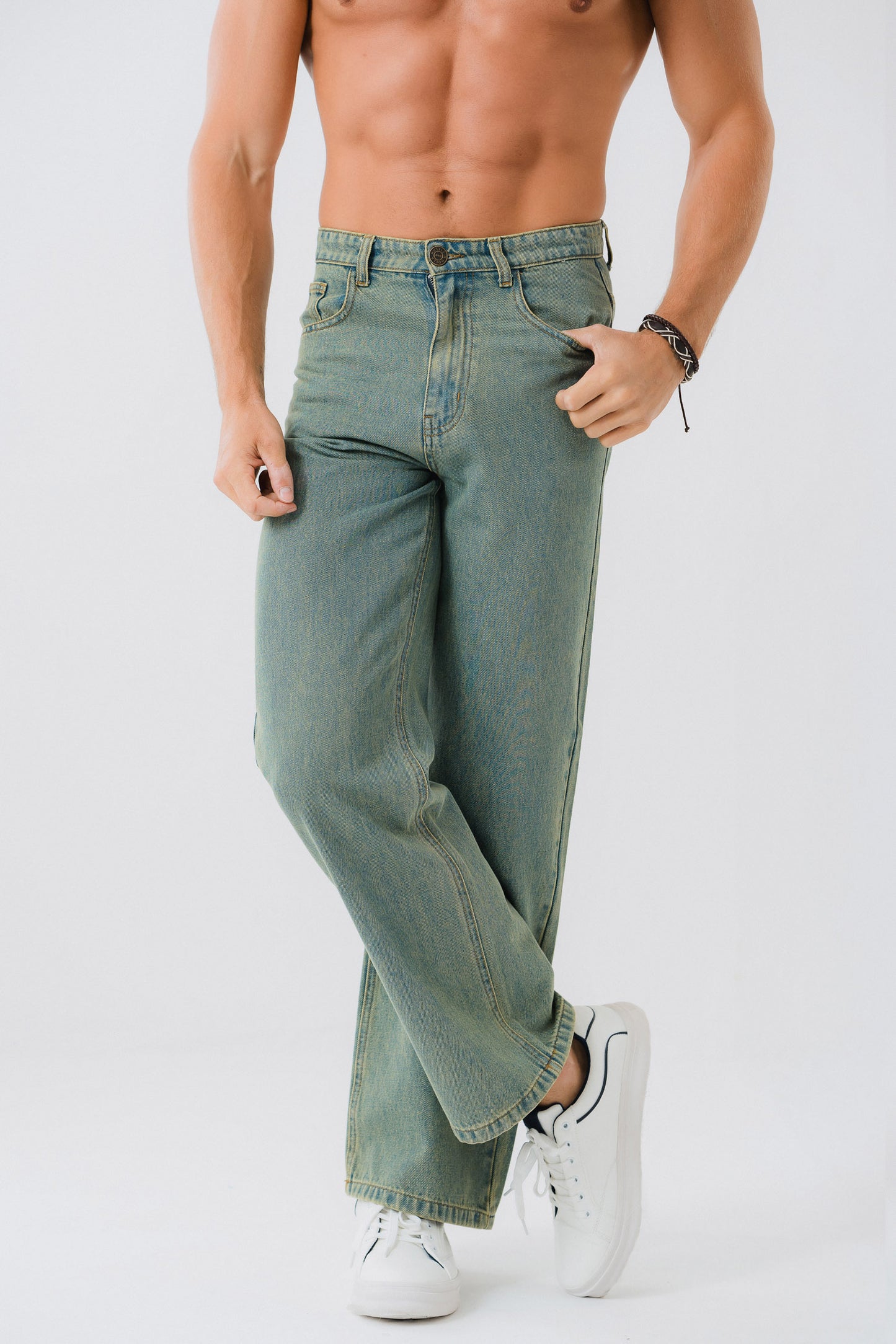 Vintage Blue Denim Jeans - Hustle N Holla