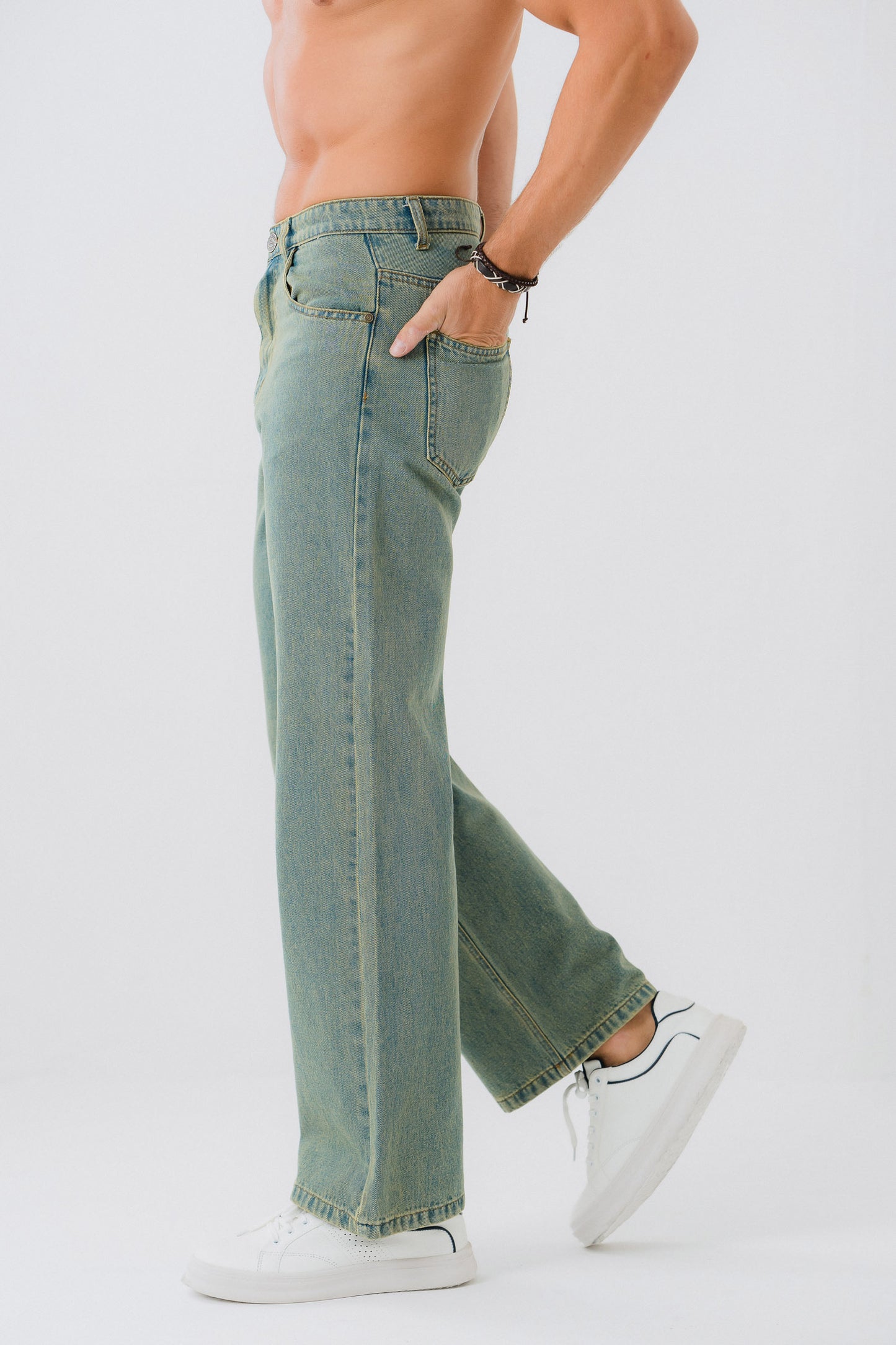 Vintage Blue Denim Jeans - Hustle N Holla