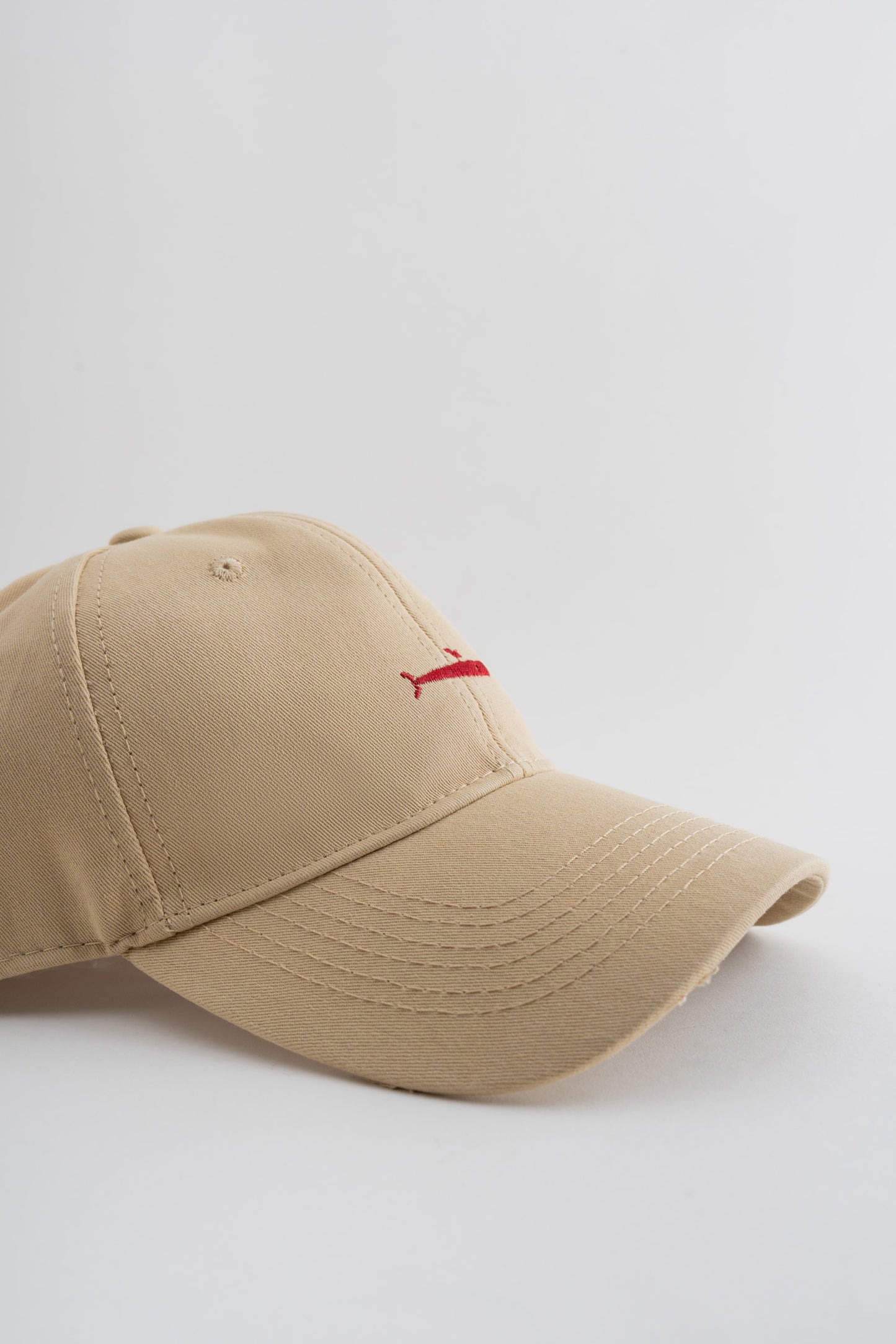 Beige Twill Cap