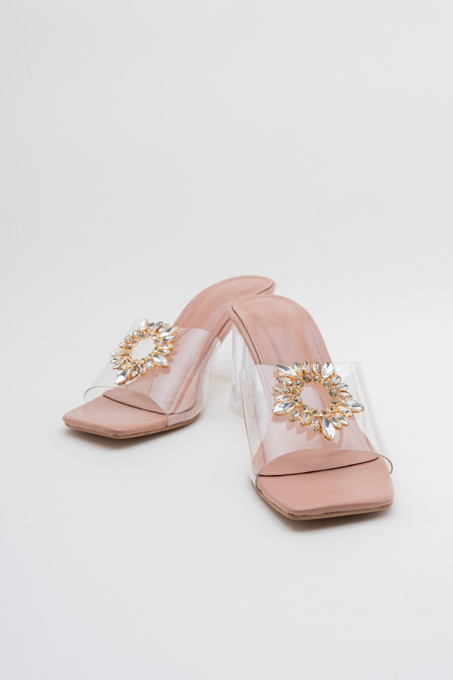 Rhinestone Pink Heels