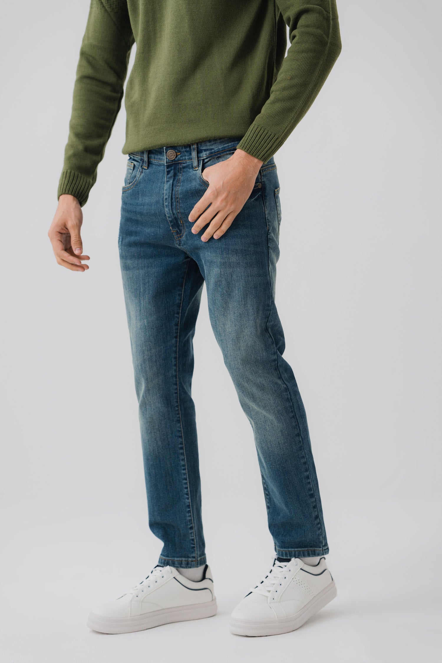 Original Blue Denim Jeans - Hustle N Holla