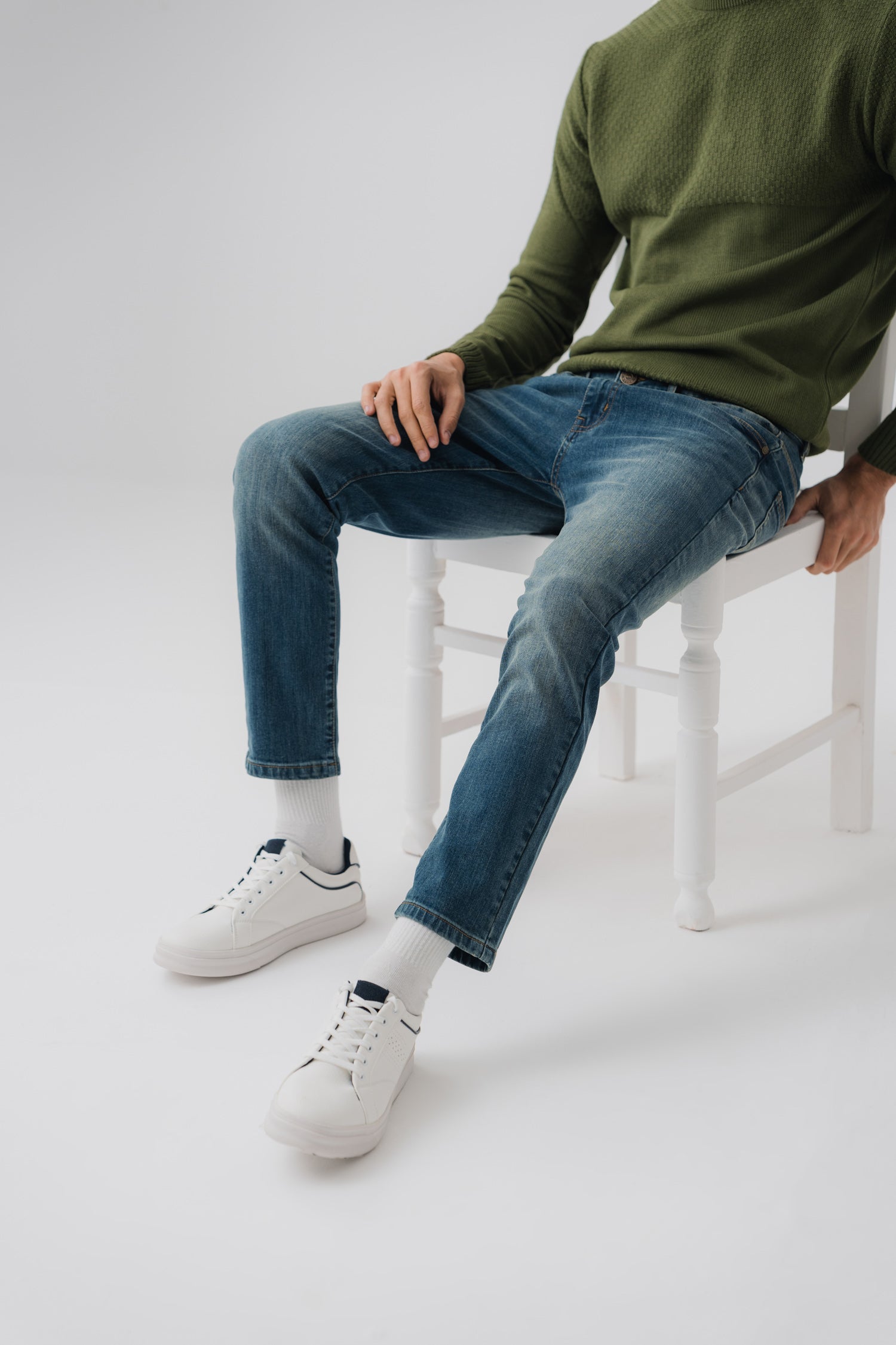 Original Blue Denim Jeans - Hustle N Holla