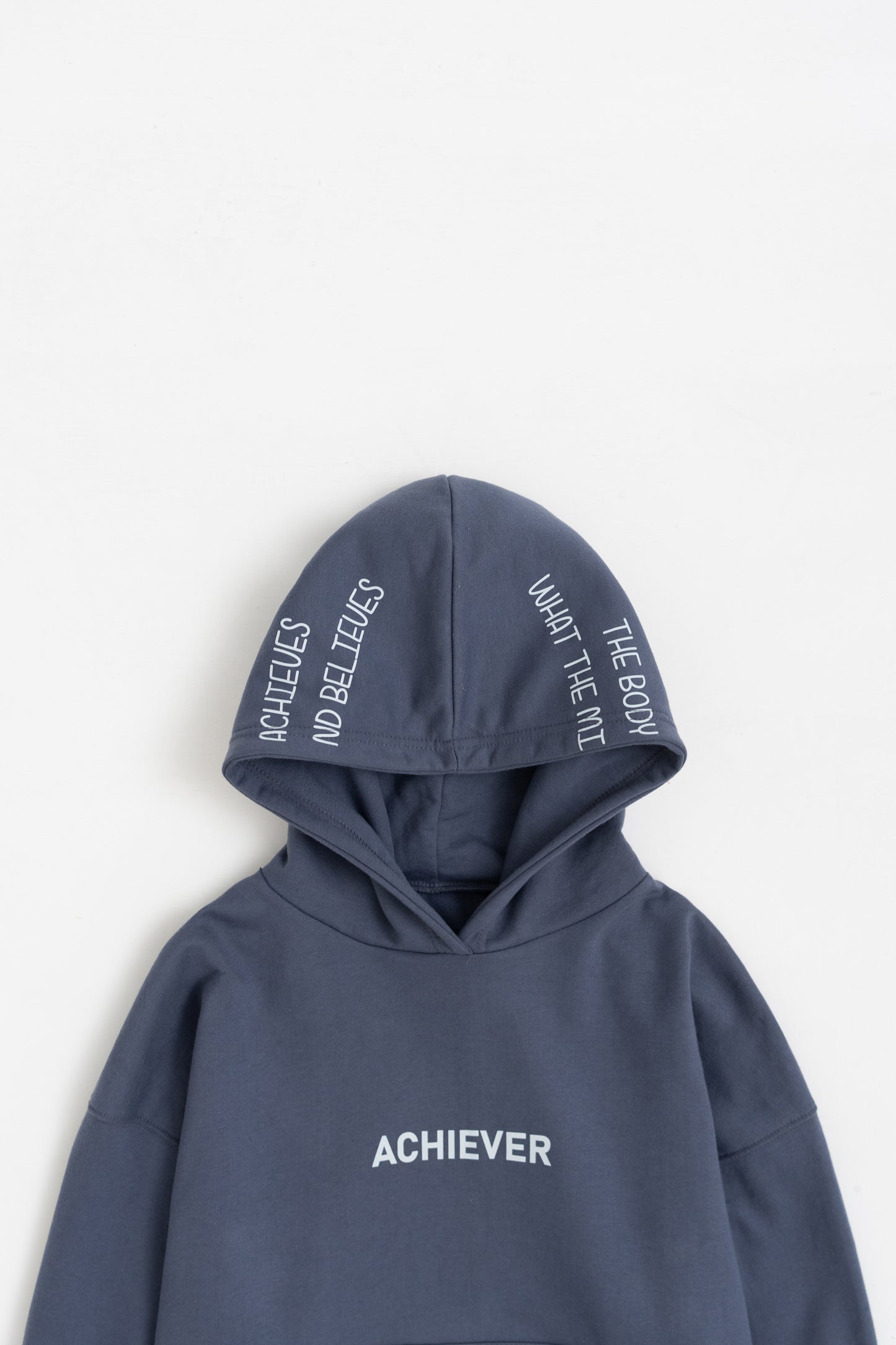 Grey Graphic Oversized Hoodie - Hustle N Holla