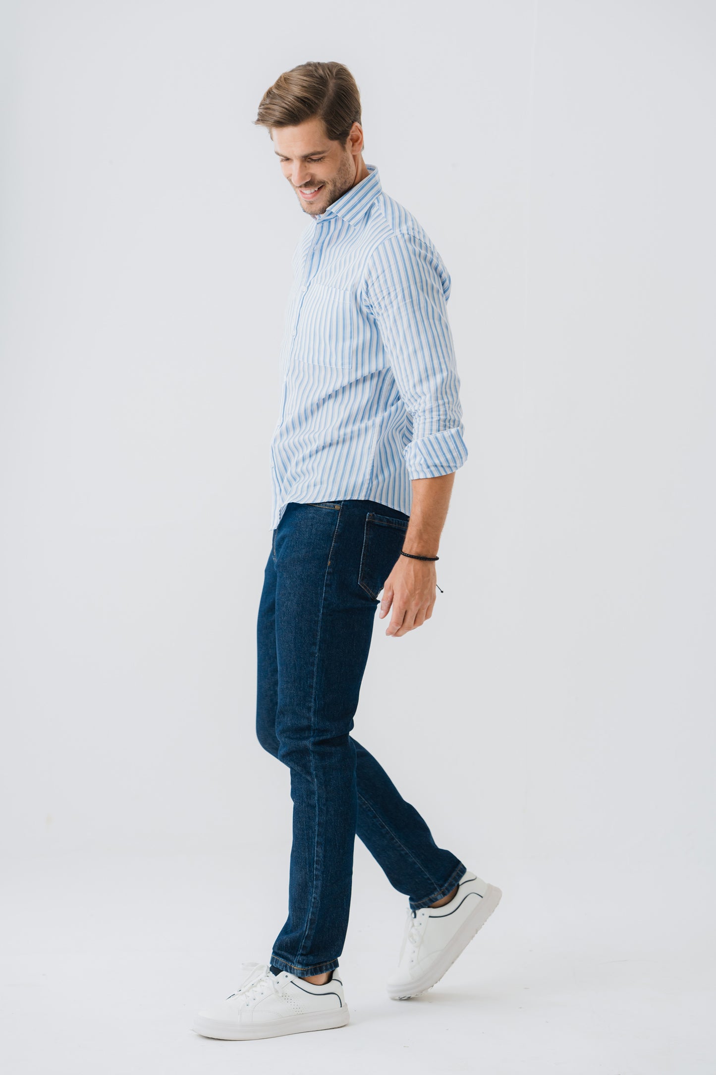 Printed Button-down Shirt - Hustle N Holla