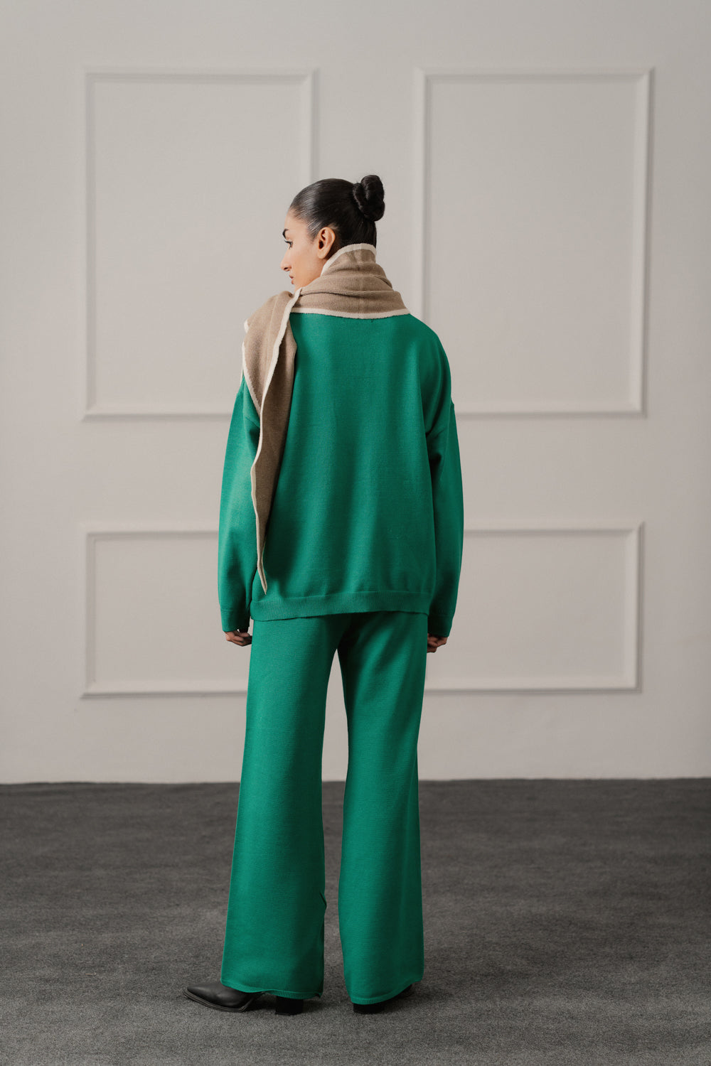 Emerald Green Relaxed Fit Sweater Top - Hustle N Holla