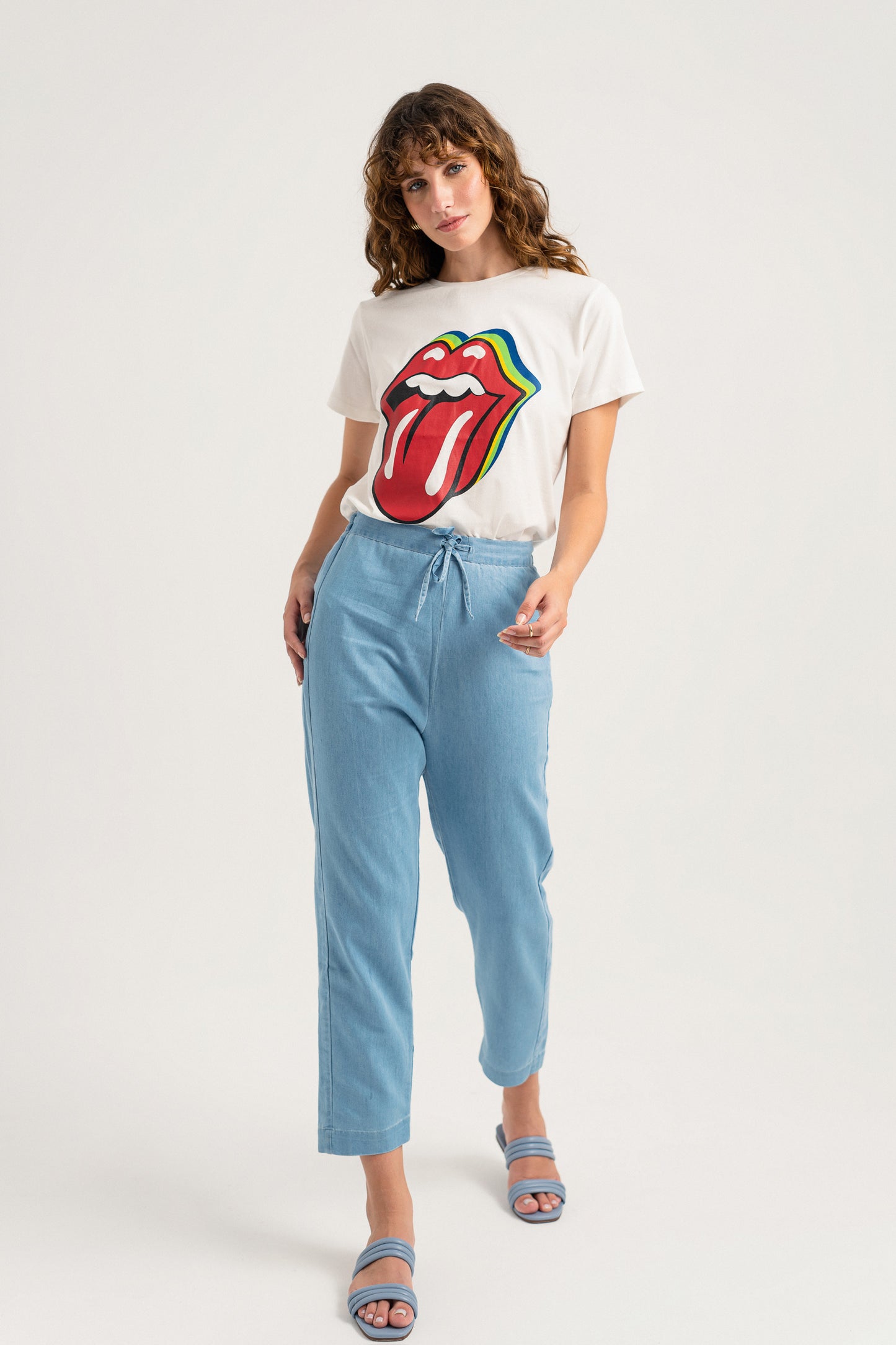 Chambray Straight Fit Minor Fault Pants - Hustle N Holla