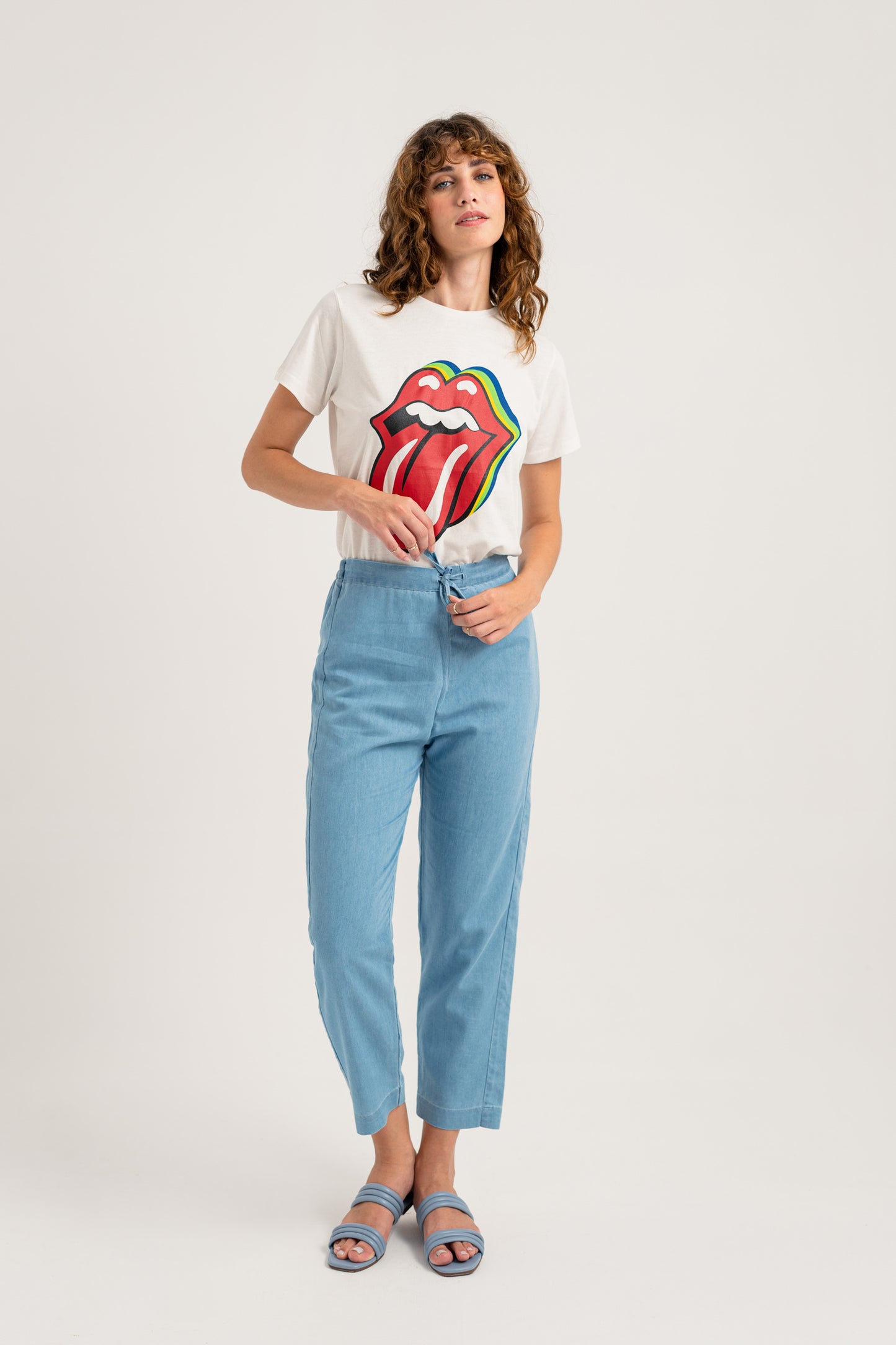 Chambray Straight Fit Minor Fault Pants - Hustle N Holla