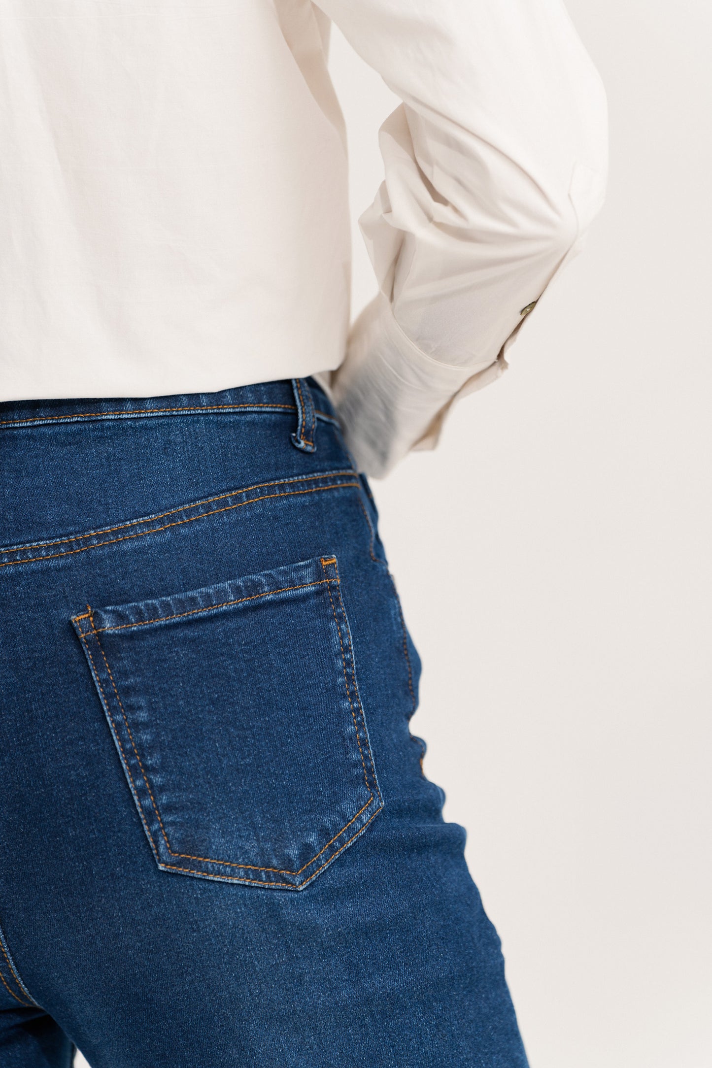 Dark Blue Slim Fit Jeans - Hustle N Holla