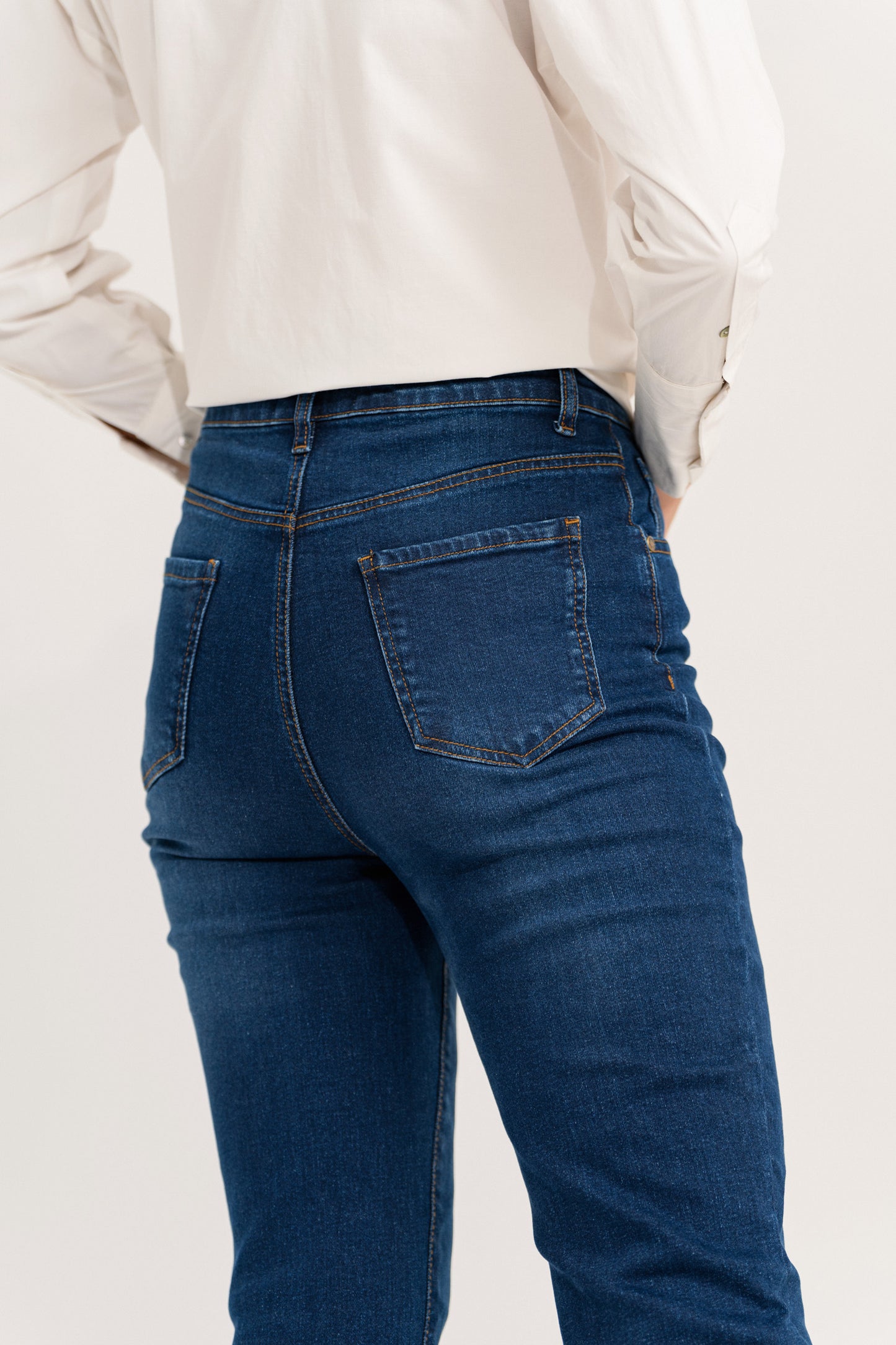 Dark Blue Slim Fit Jeans - Hustle N Holla