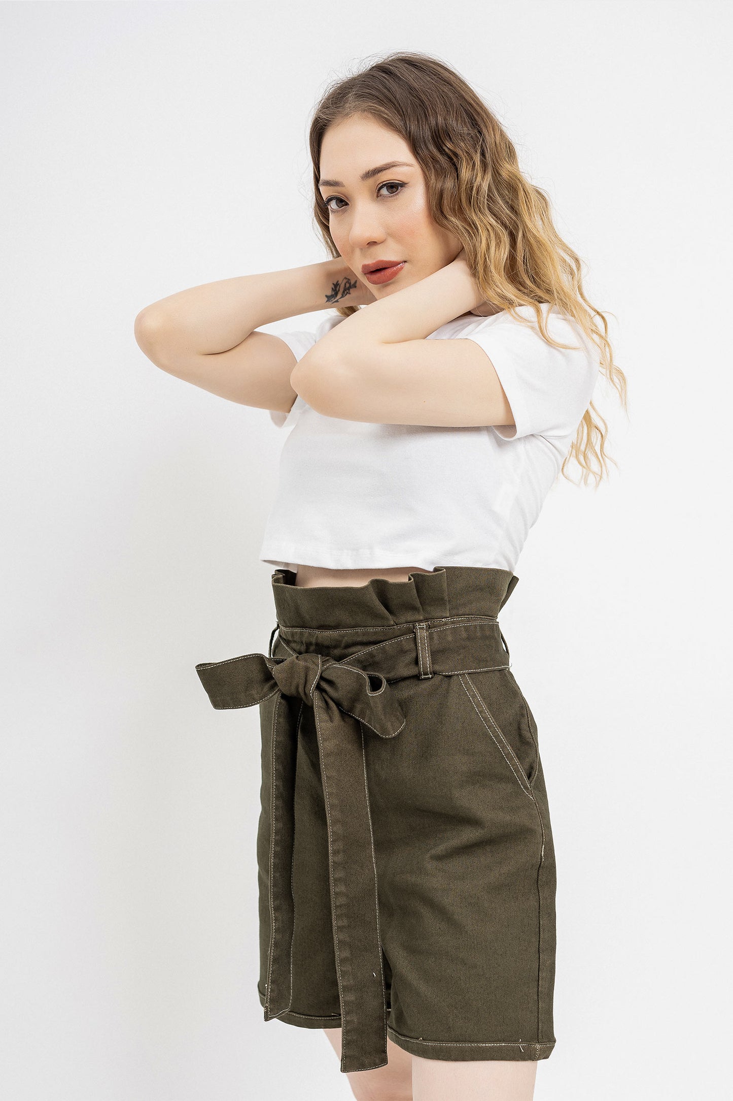 Military Crop Skirt