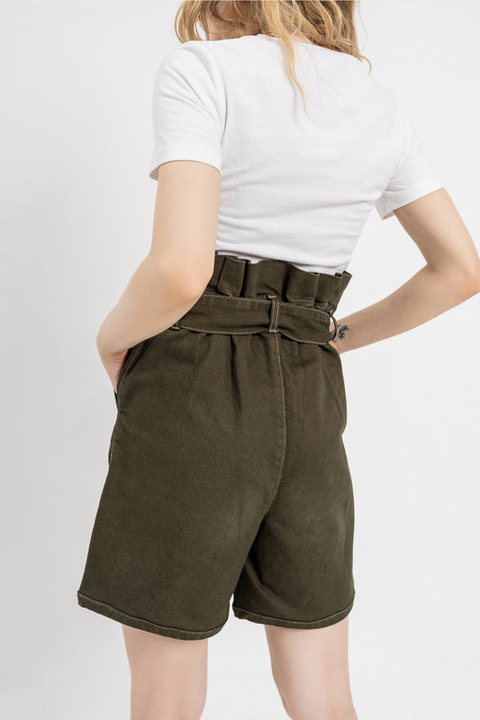 Military Crop Shorts