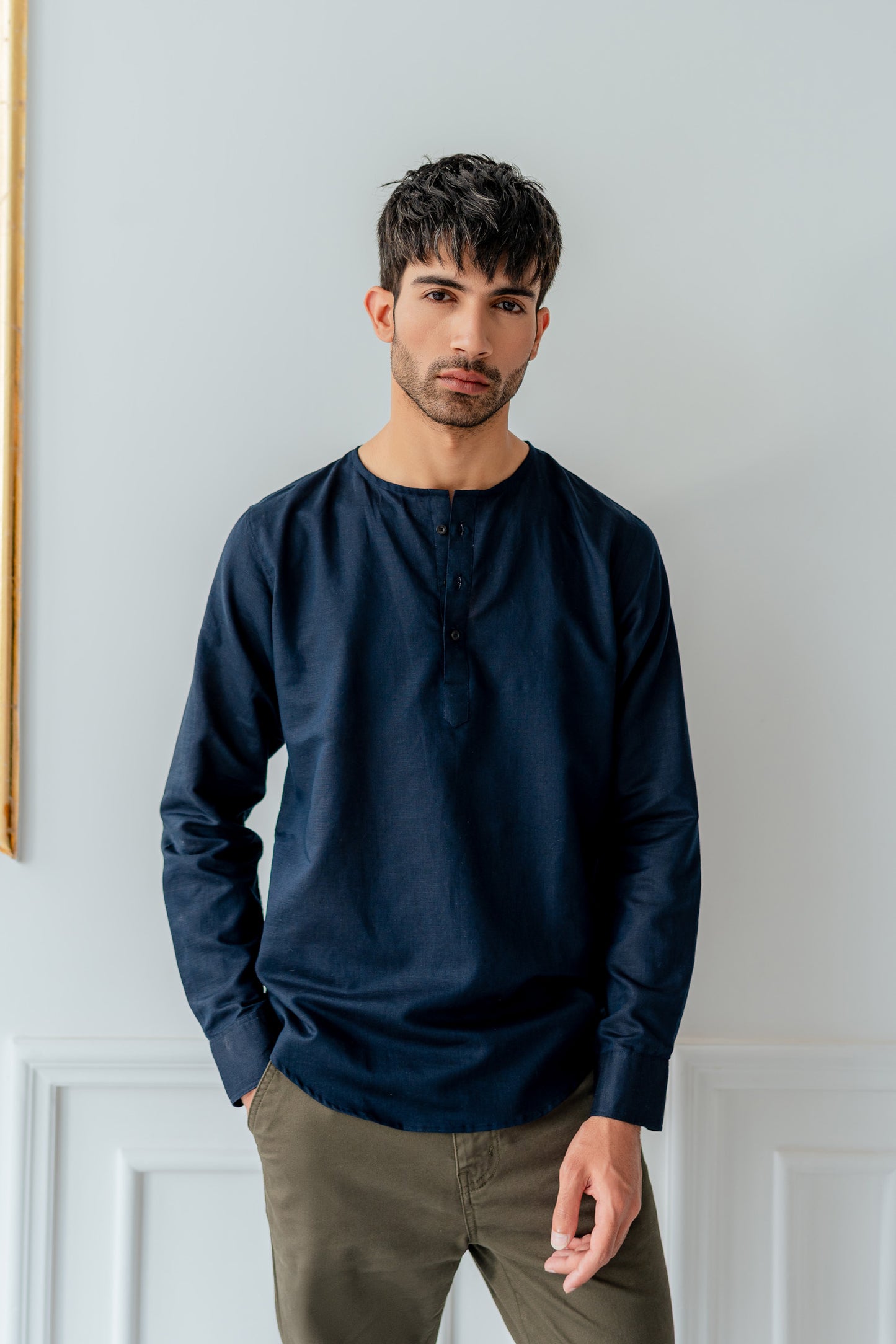 Navy Blue Shirt