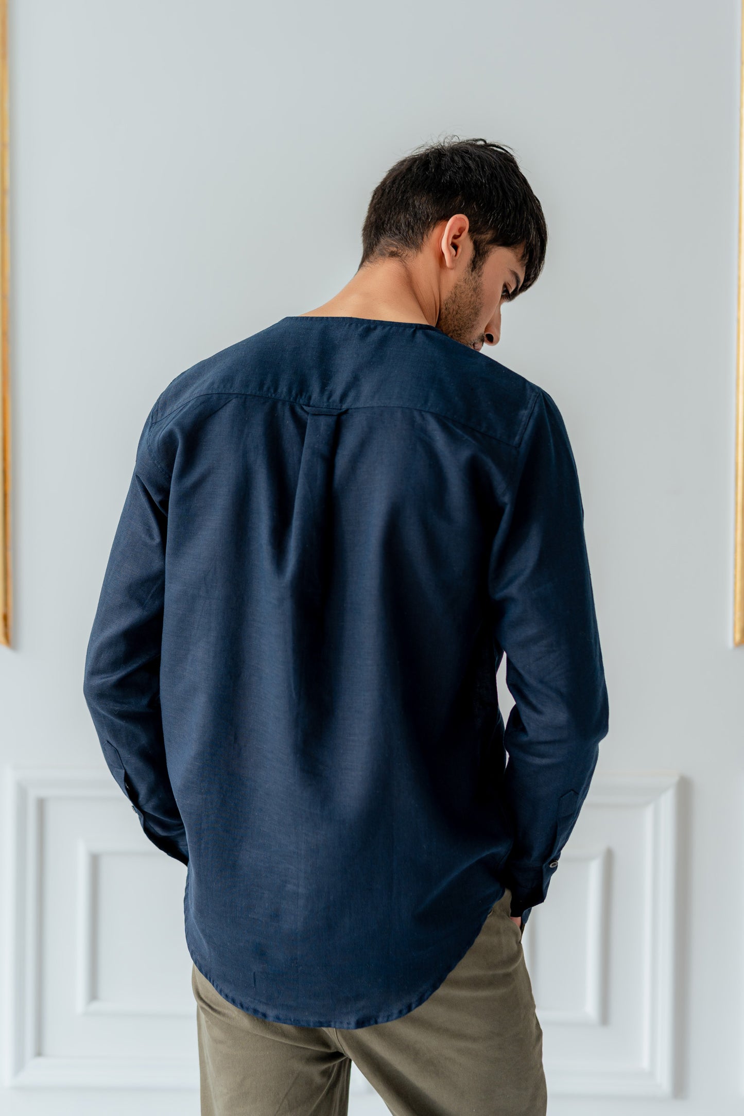 Navy Blue Shirt