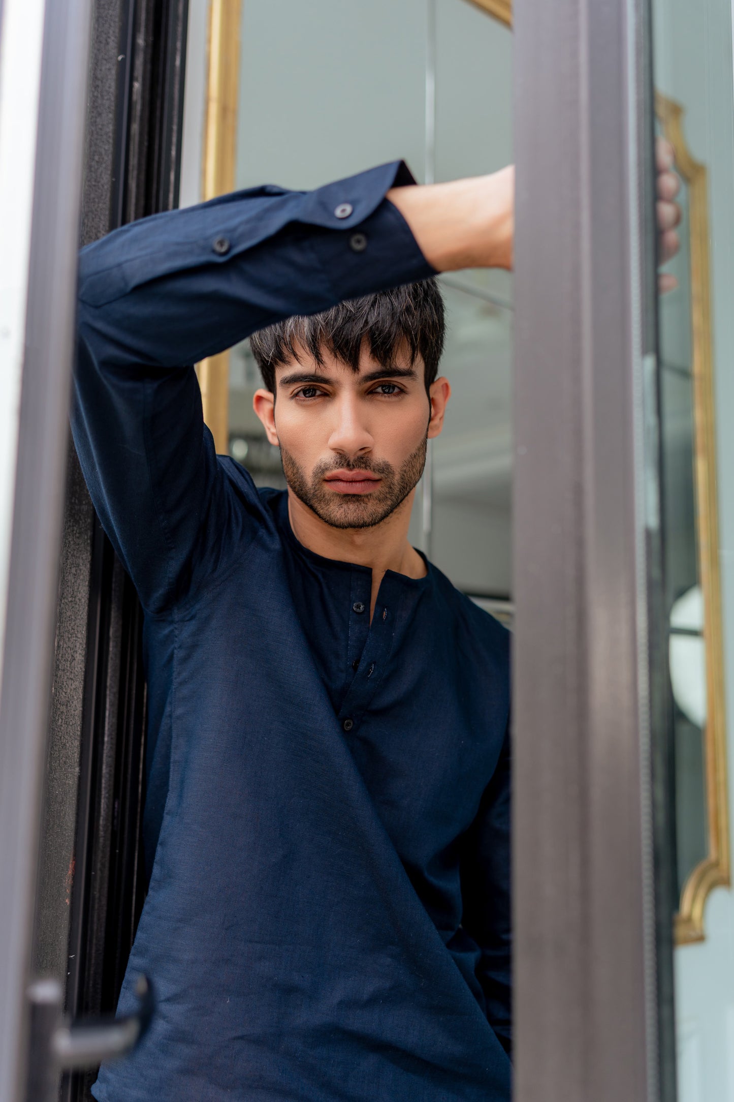 Navy Blue Shirt
