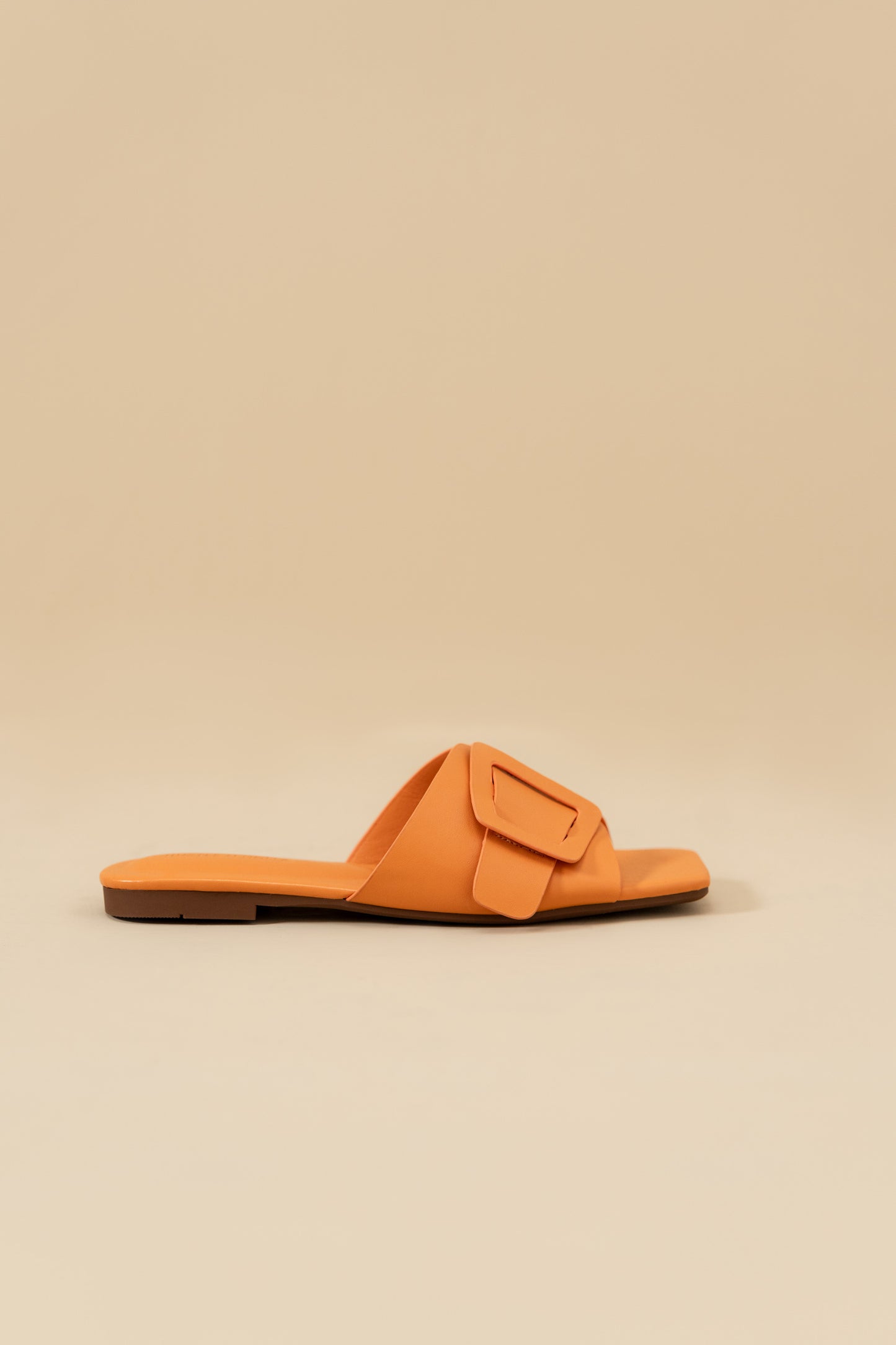 Orange Buckle Flats - Hustle N Holla