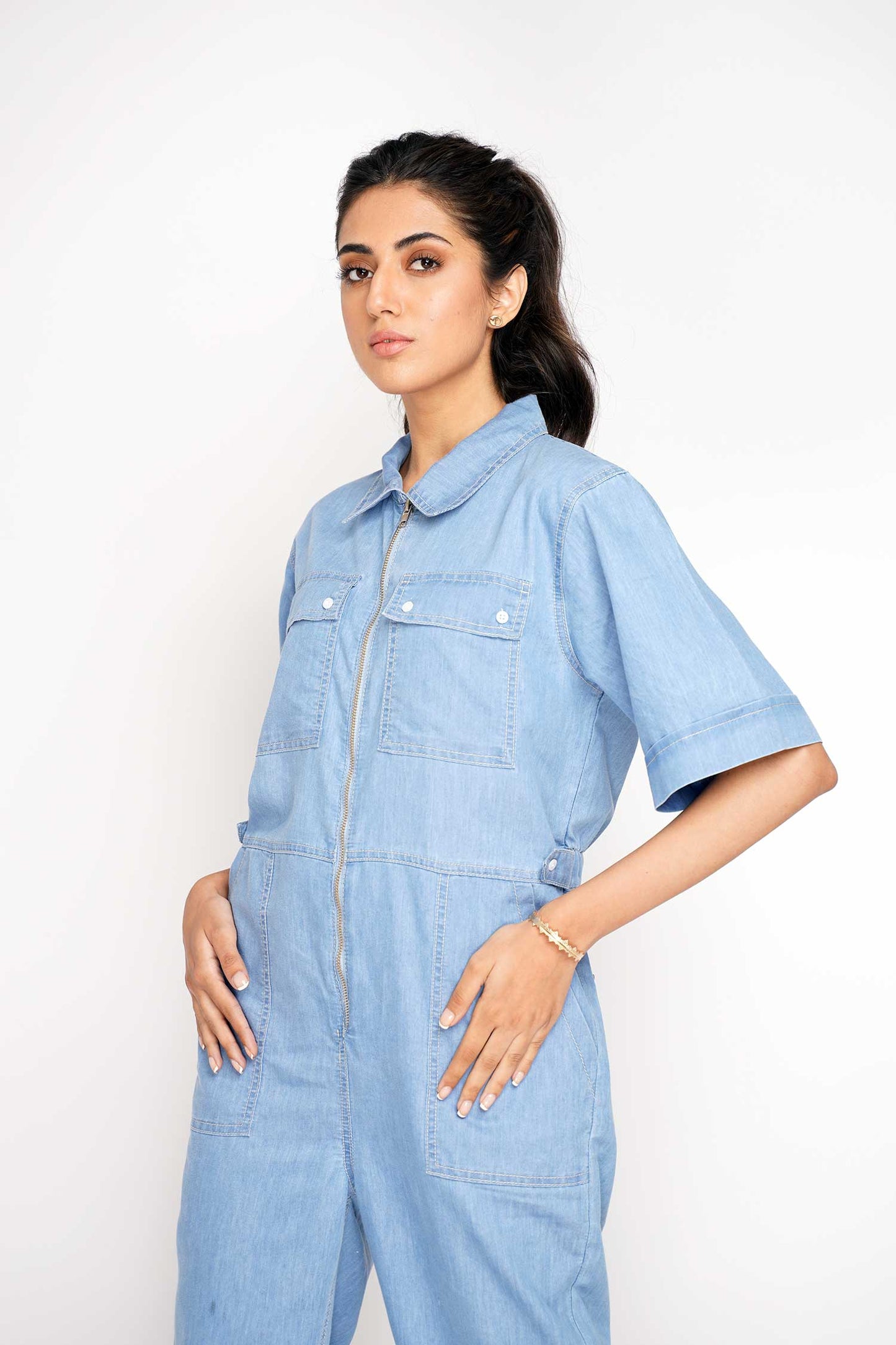 Paris Denim Jumpsuit
