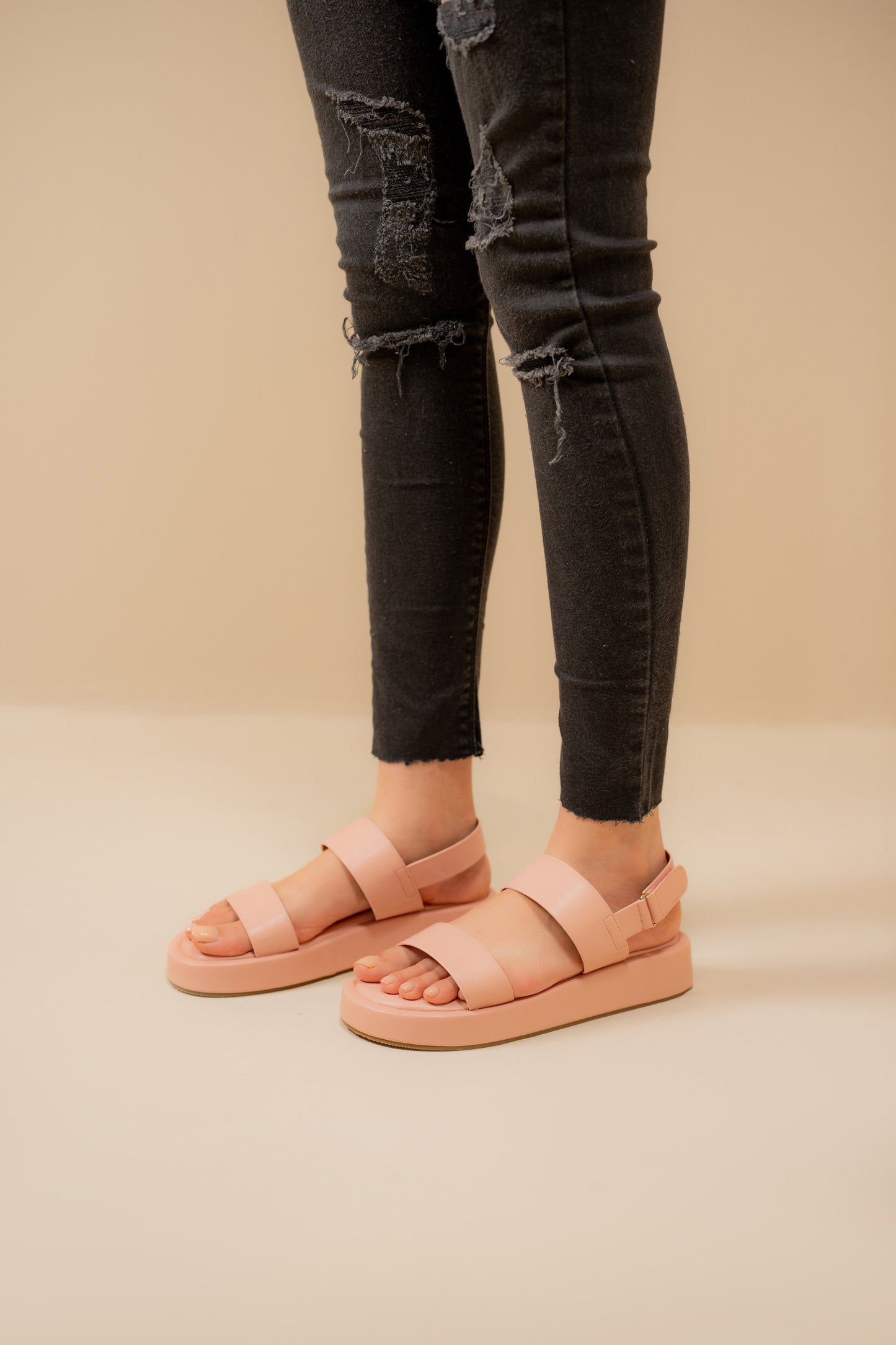 Pink Everyday Flatform Sandals